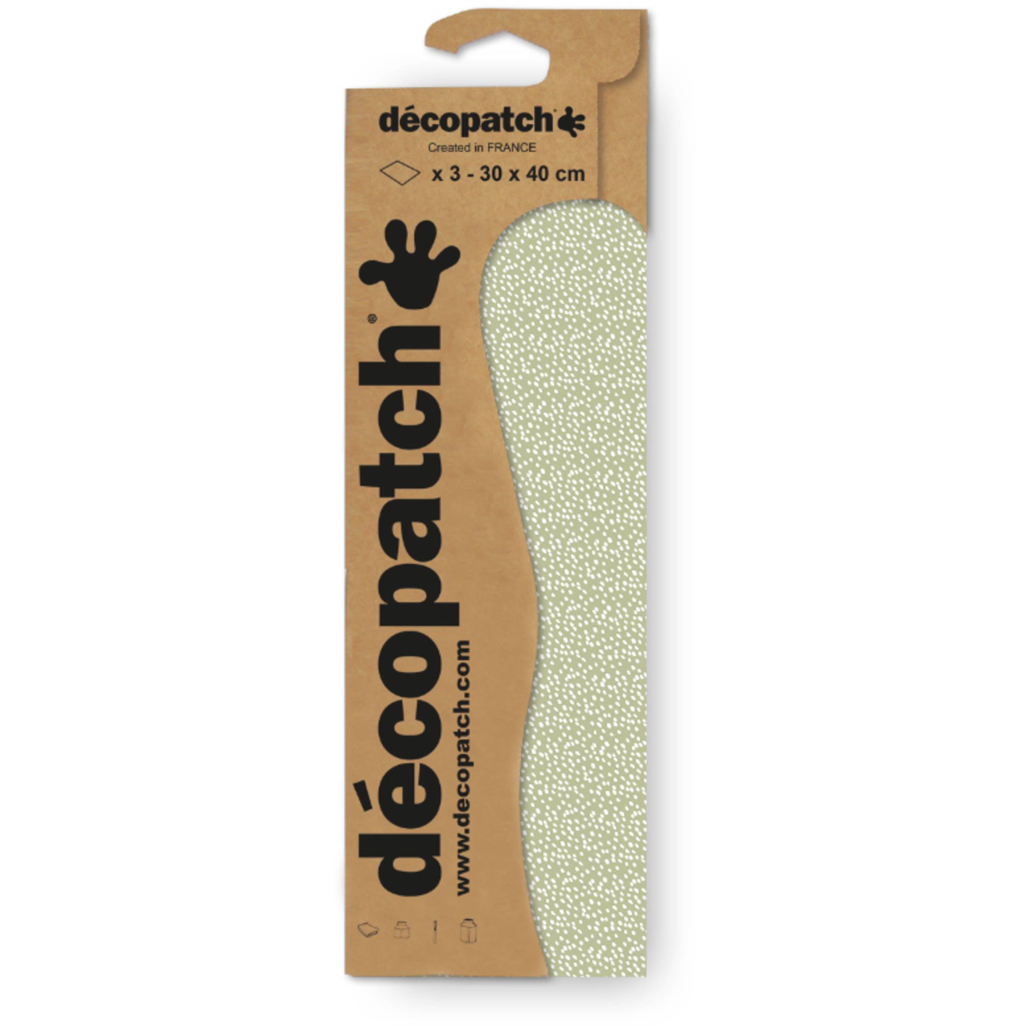 Décopatch 6x Blisterpackung 3 Bogen Papier 30x40cm gleichen Design Nr. 879 C879C