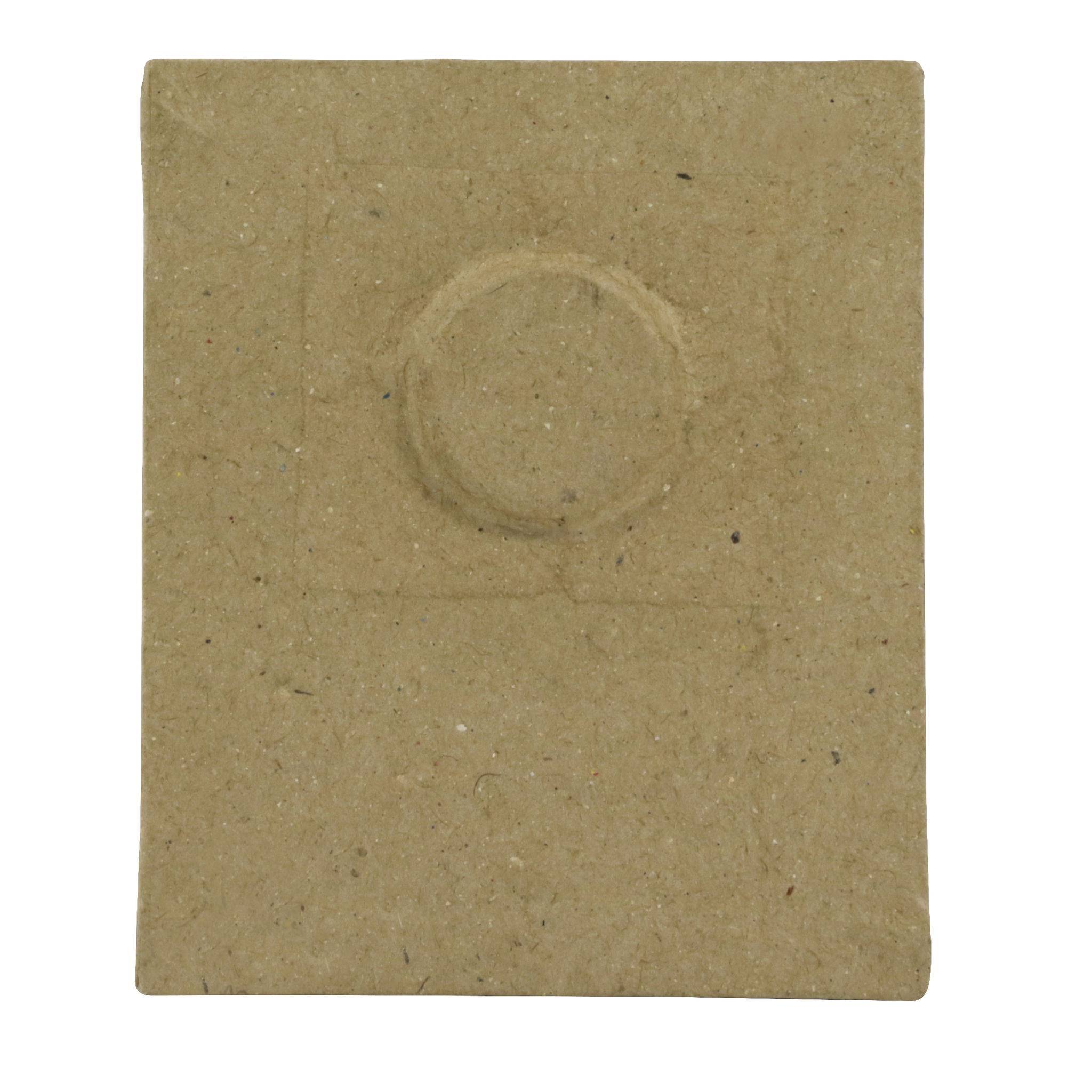 Décopatch 5x Braunes Pappmaché, magnetischer Rahmen 1x7,5x9cm Kartonbraun CD011O