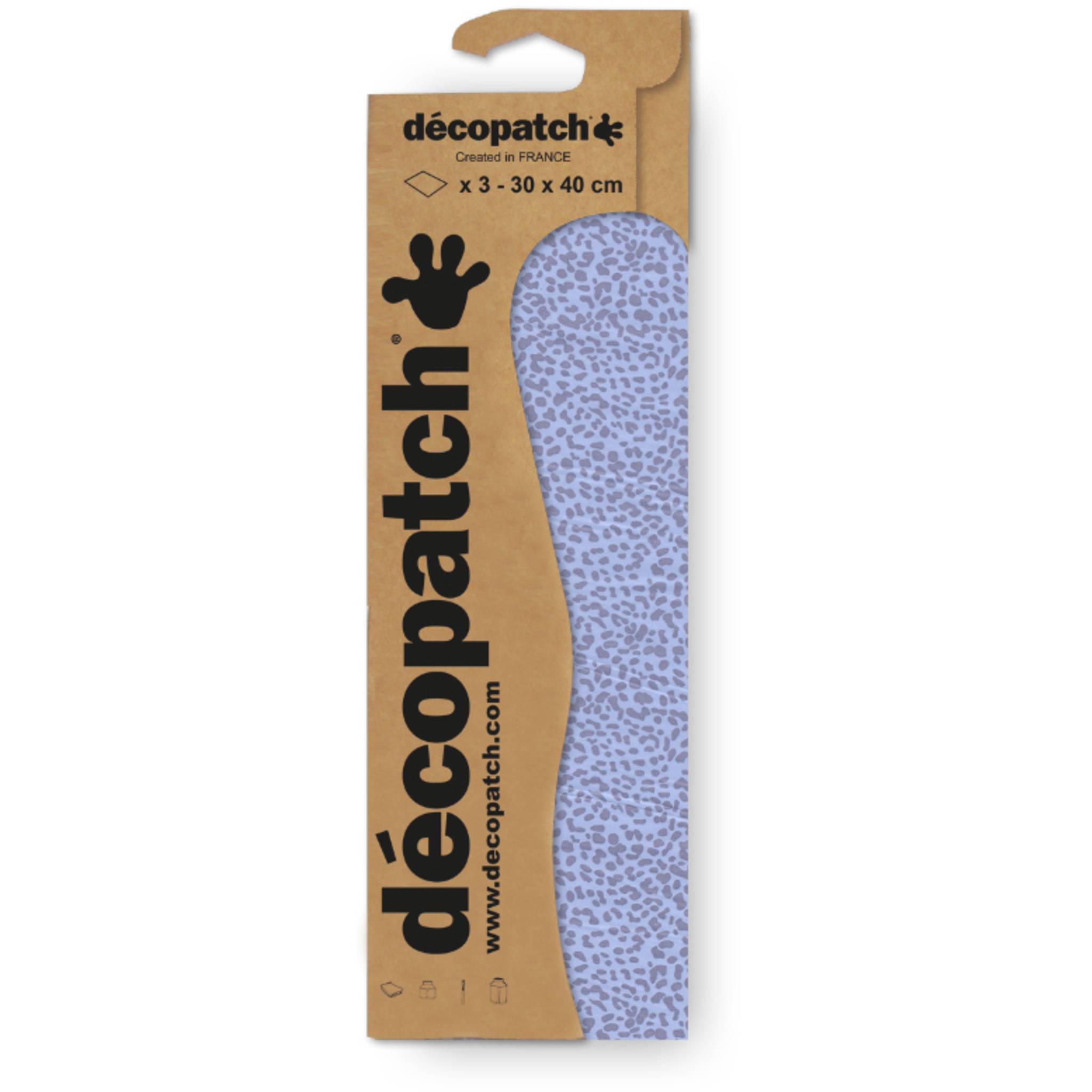 Décopatch 6x Blisterpackung 3 Bogen Papier 30x40cm gleichen Design Nr. 837 C837C