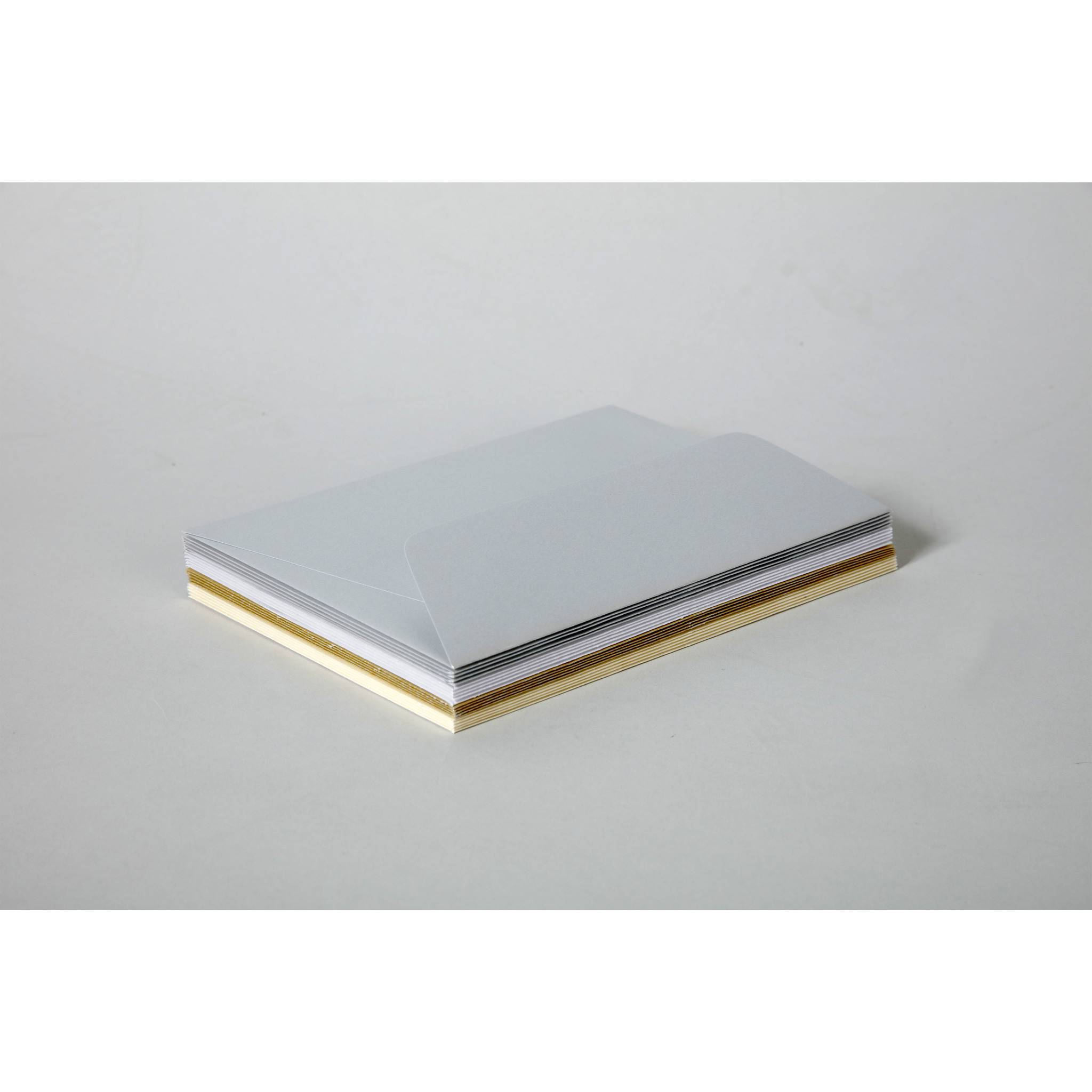 Pollen 5x Set einfarbig 20 Umschläge + 20 Karten 110x155 Sortierung Chic 20903C