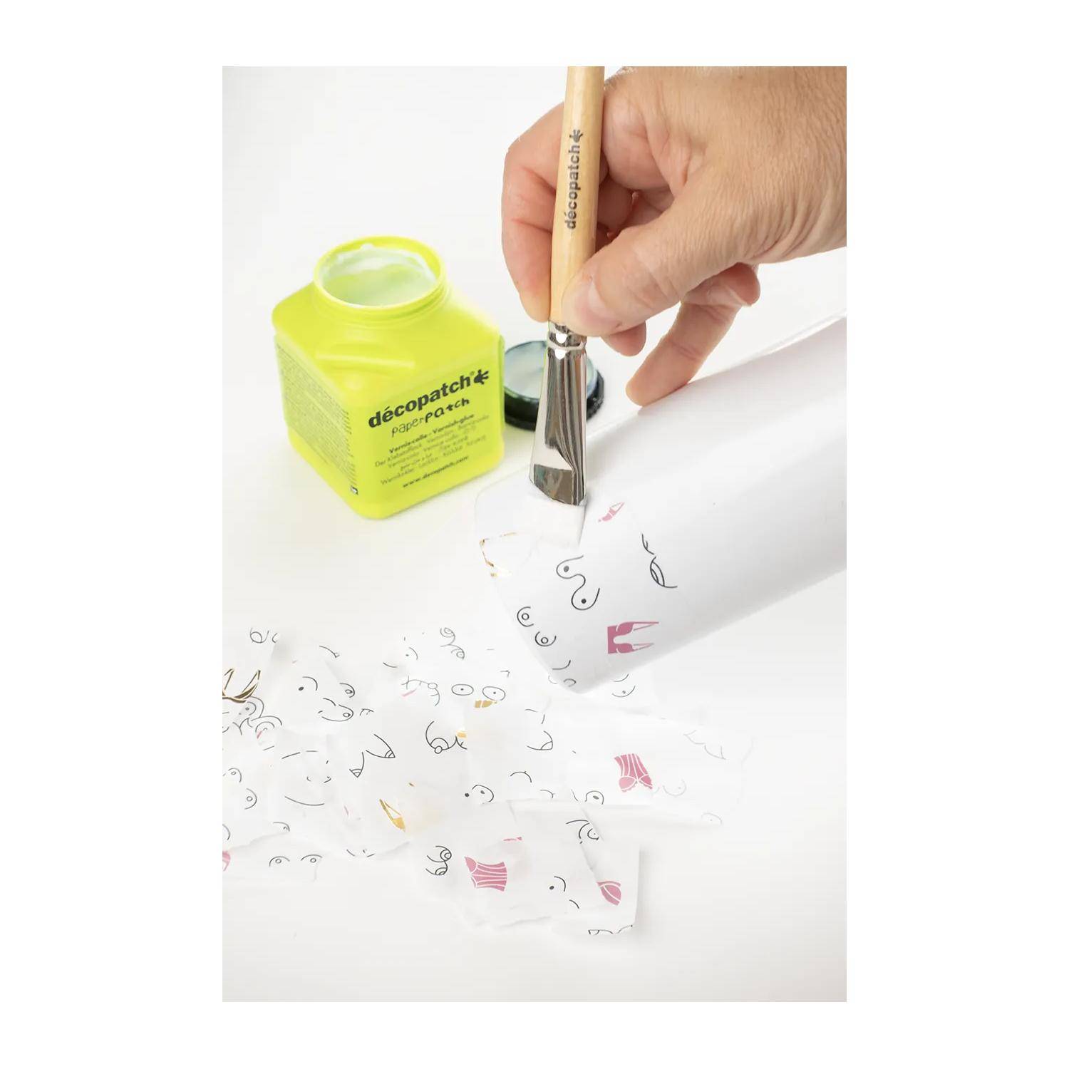 Décopatch 6x Mix & Patch, Pkg 4 Bl Décopatch-Papier 30x40 cm Sortierung DP048C