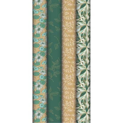 Clairefontaine 30x Geschenkpapier 70g Garden, 2x0,70m display Sortierung 223926C