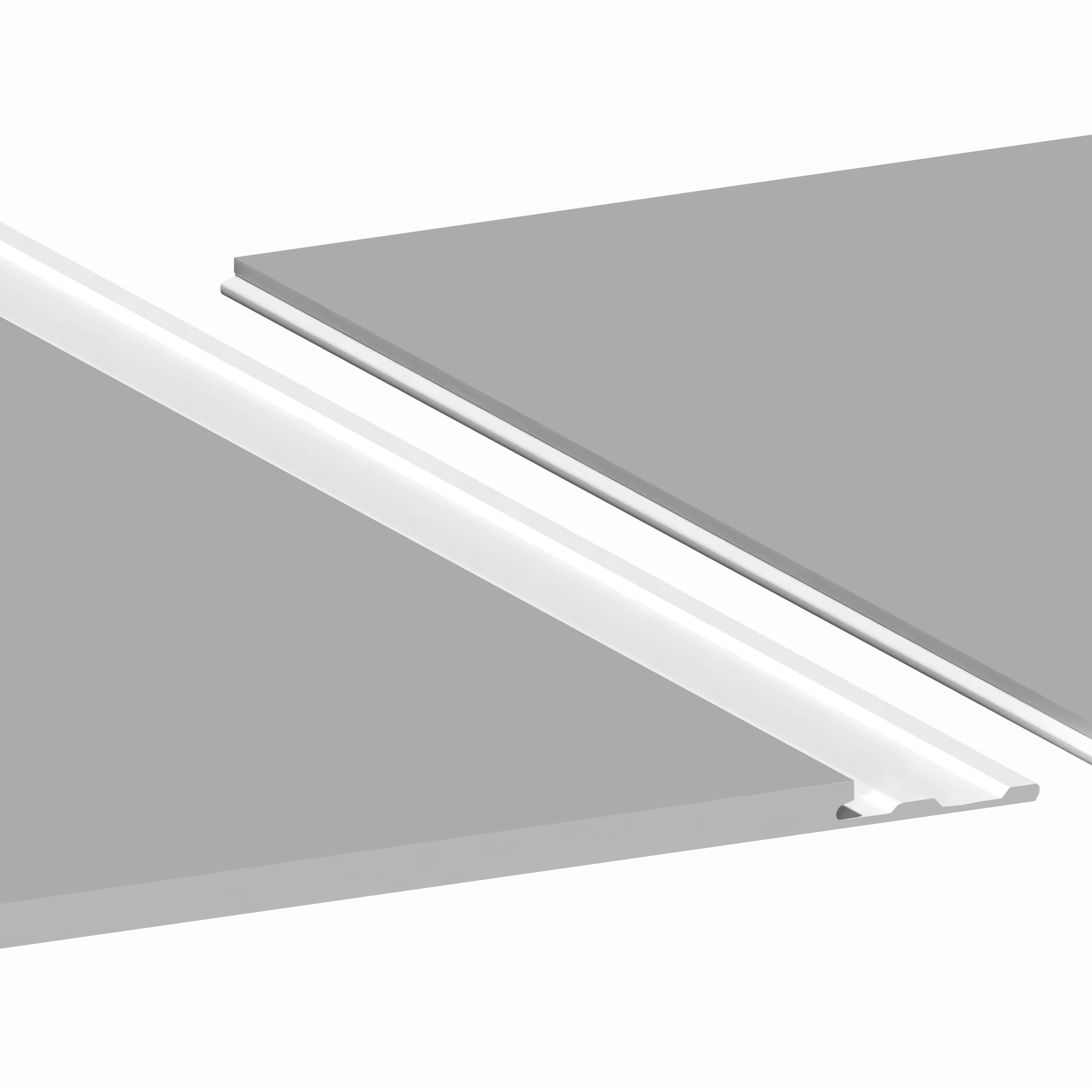 Aqua-Step- ALL IN ONE - Wasserdichte Wandpaneele und Bodenpaneele für Badezimmer - Platingrau - 6 Paneele (2,34m²)