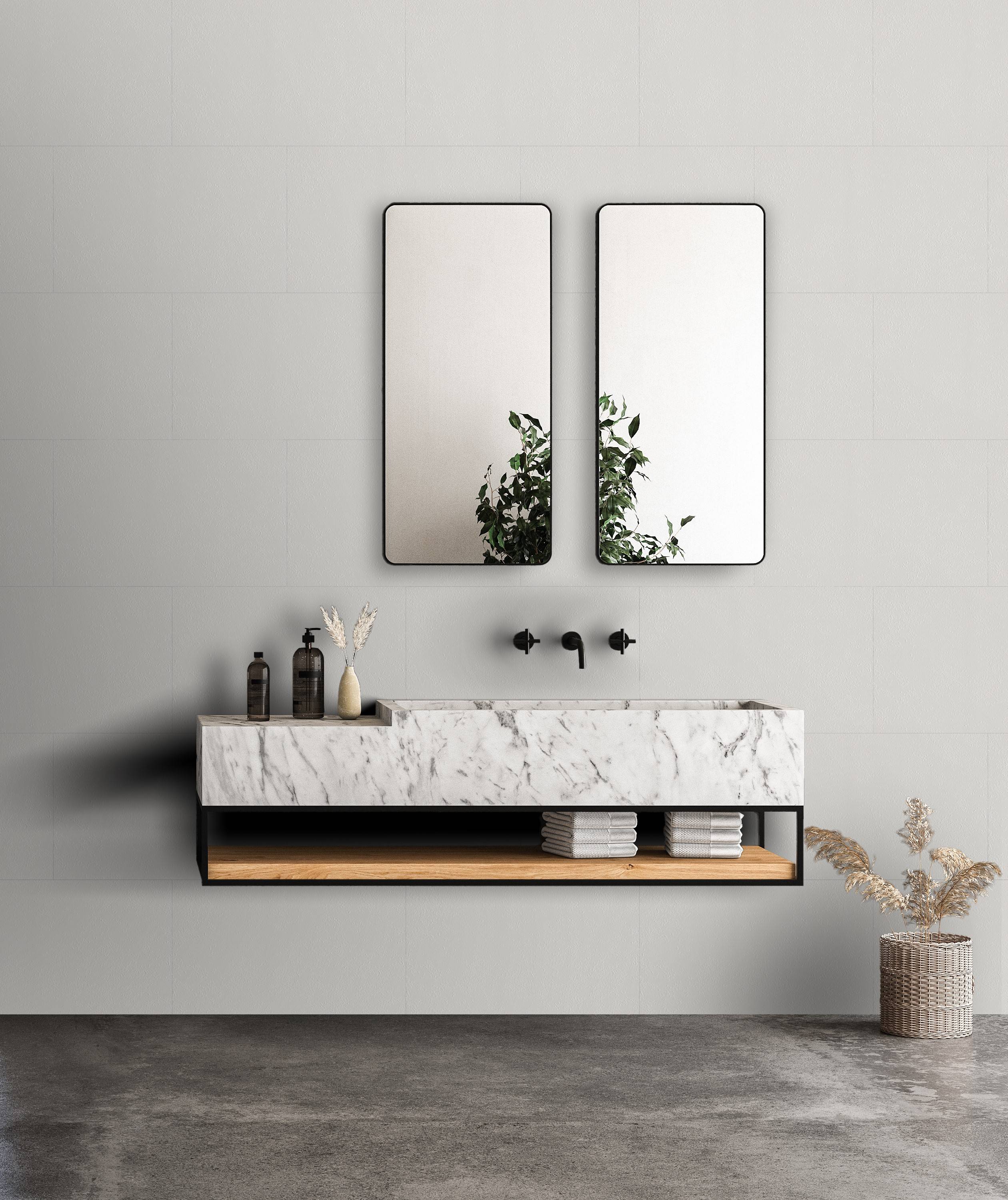 Aqua Click Tiles - Wasserdichte Wandpaneele und Bodenpaneele für Badezimmer - Dublin - weiß - 12 Paneele (2,23m²)