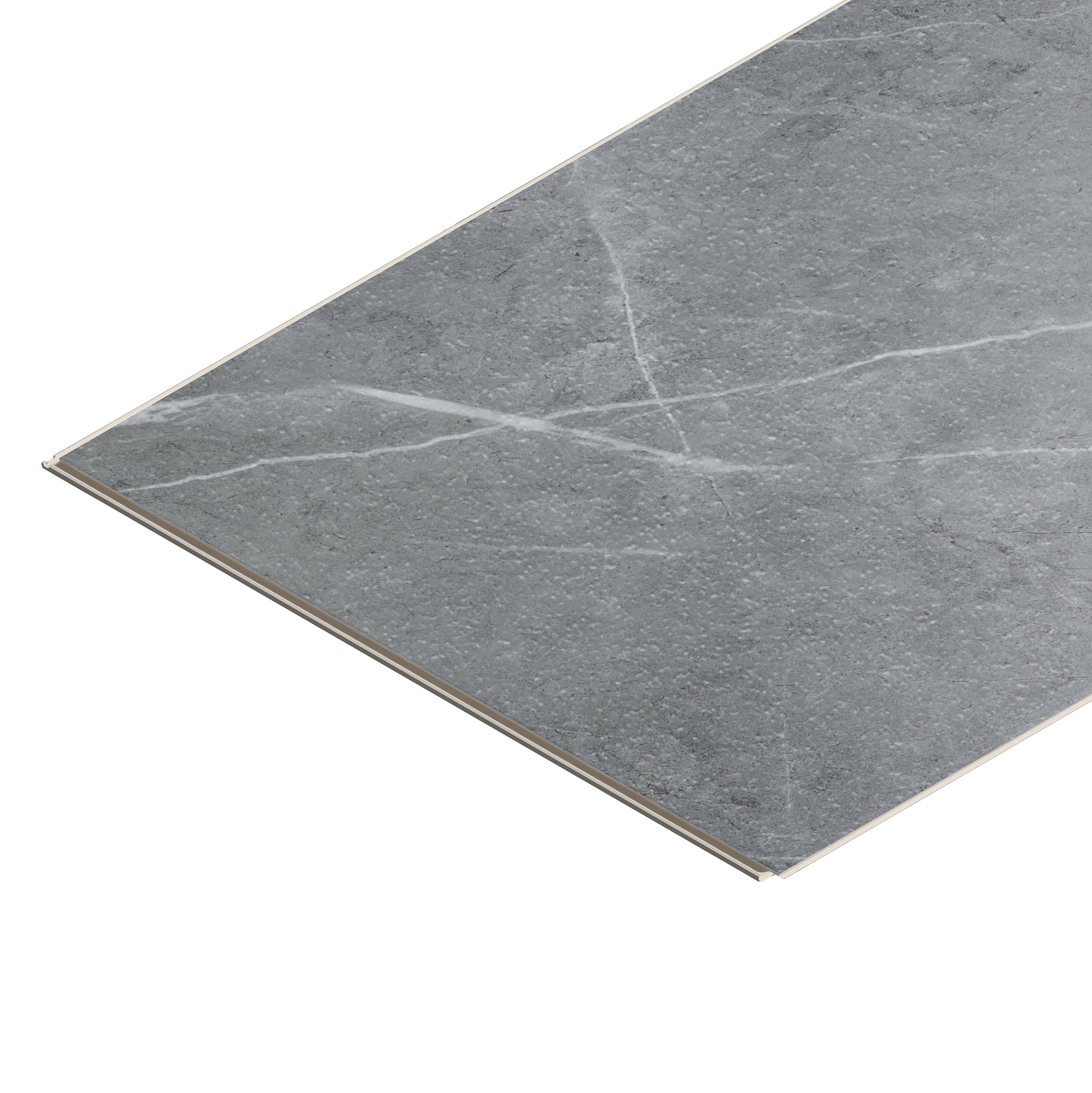 Aqua Click Tiles - Wasserdichte Wandpaneele und Bodenpaneele für Badezimmer - Hawick - grau - 12 Paneele (2,23m²)