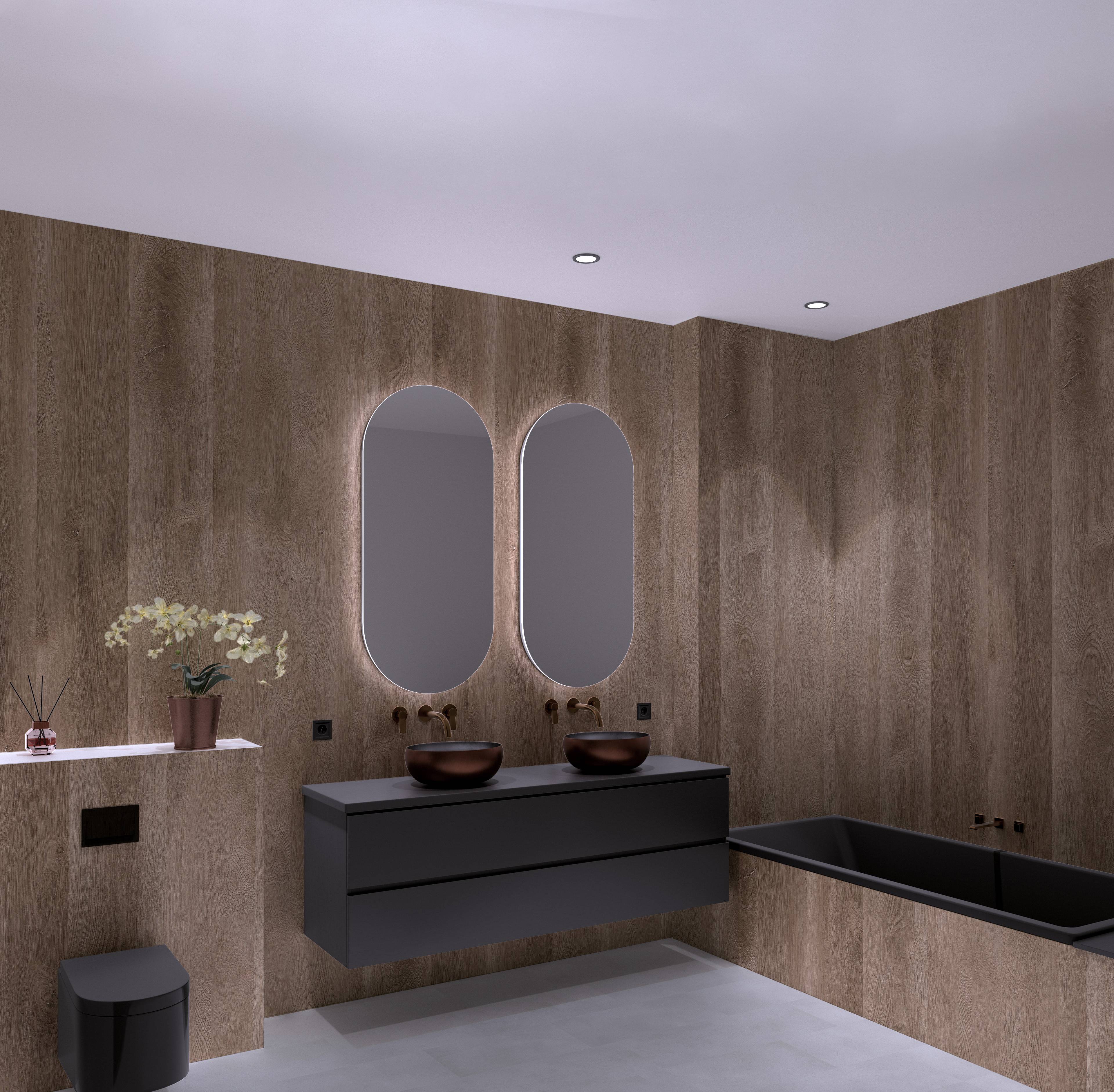 Aqua-Step- ALL IN ONE - Wasserdichte Wandpaneele und Bodenpaneele für Badezimmer - Newcastle - 6 Paneele (2,34m²)