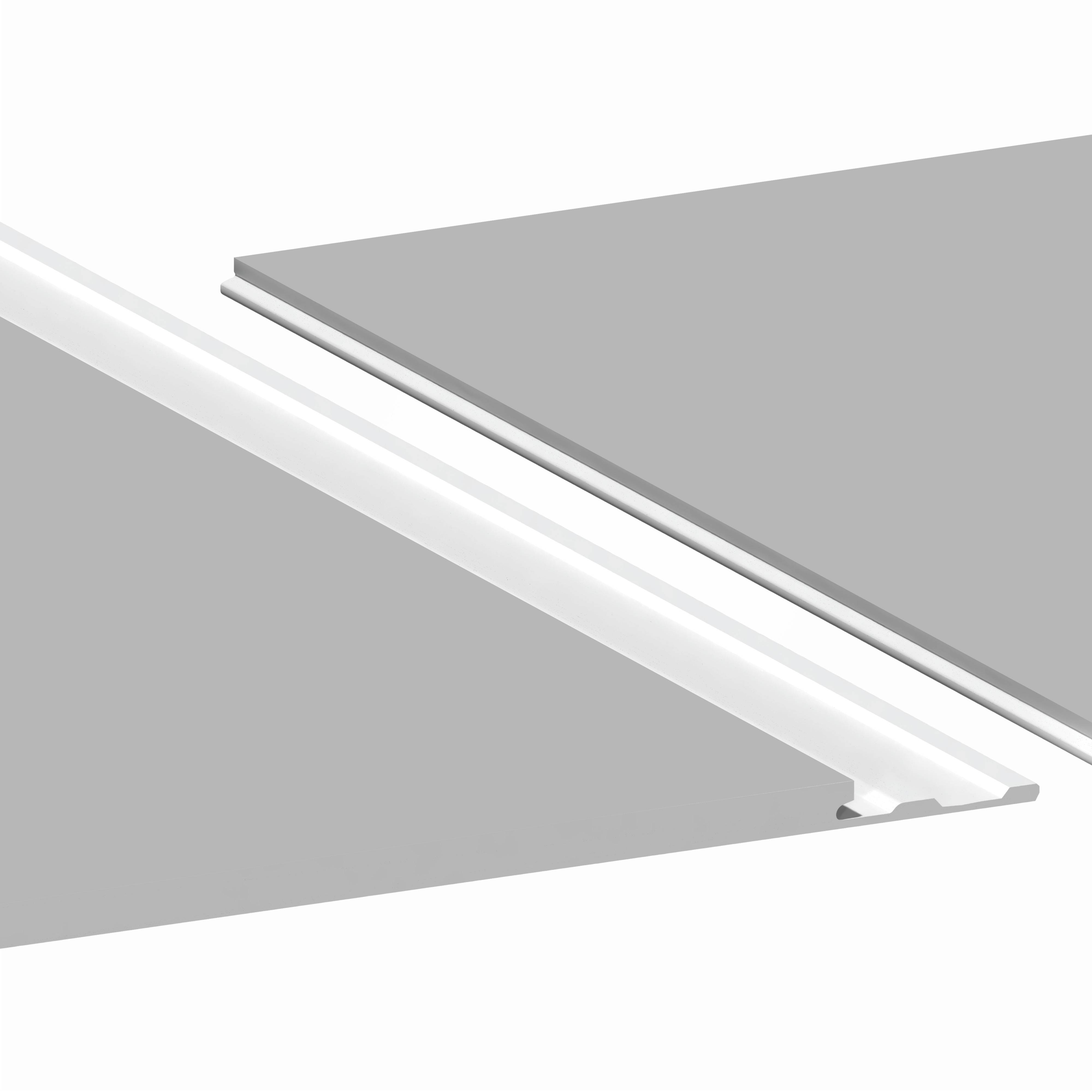 Aqua-Step- ALL IN ONE - Wasserdichte Wandpaneele und Bodenpaneele für Badezimmer - Weiß - 6 Paneele (2,34m²)