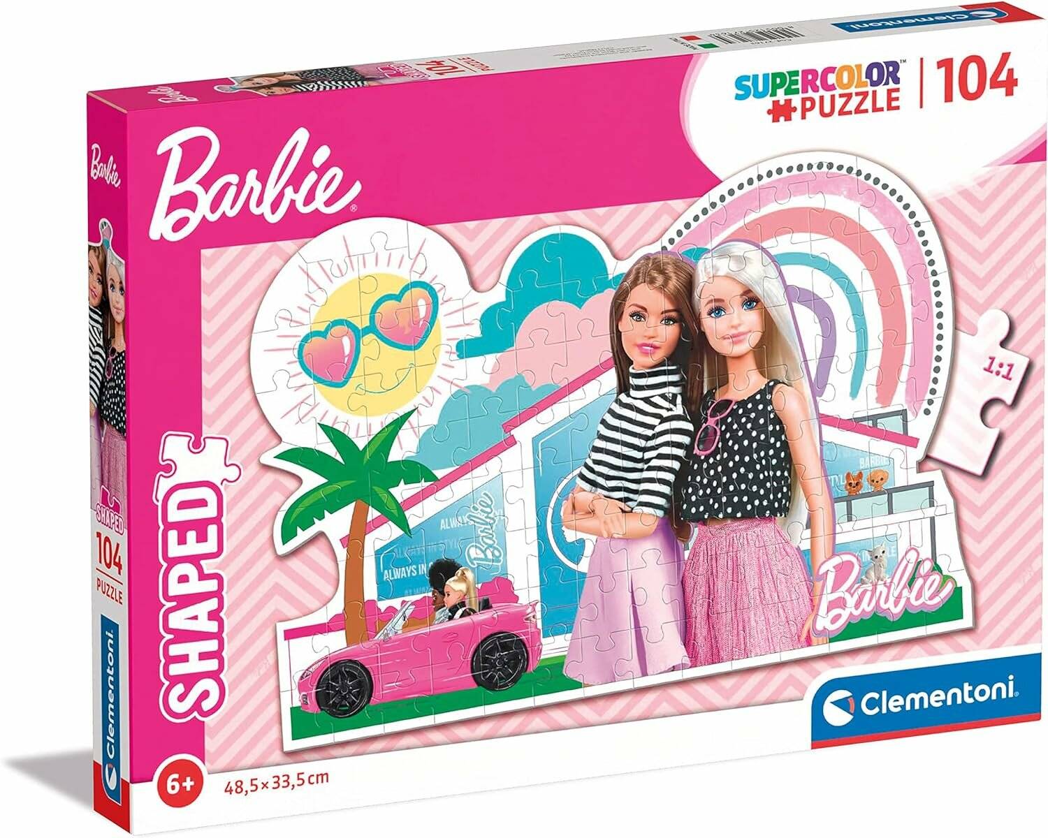 CLEMENTONI Barbie Konturenpuzzle 104 Teile