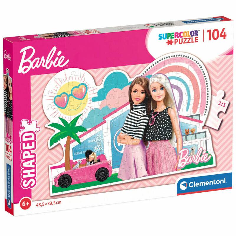 CLEMENTONI Barbie Konturenpuzzle 104 Teile