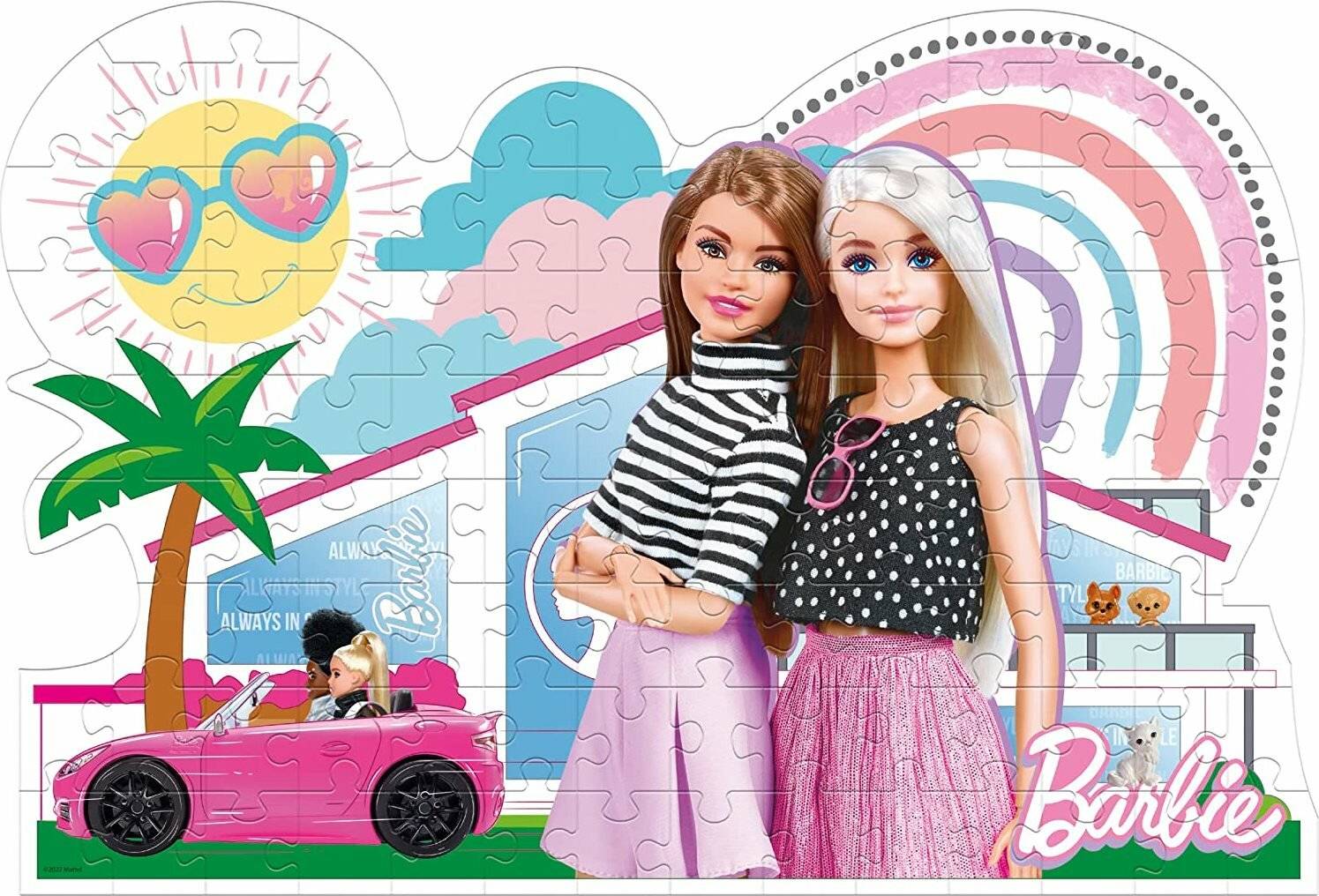 CLEMENTONI Barbie Konturenpuzzle 104 Teile