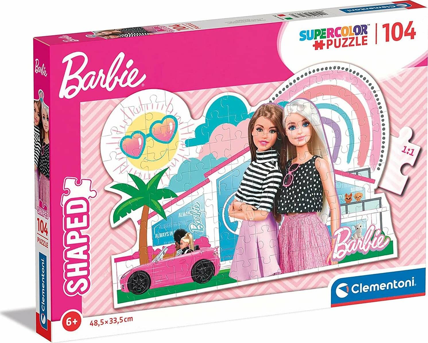 CLEMENTONI Barbie Konturenpuzzle 104 Teile