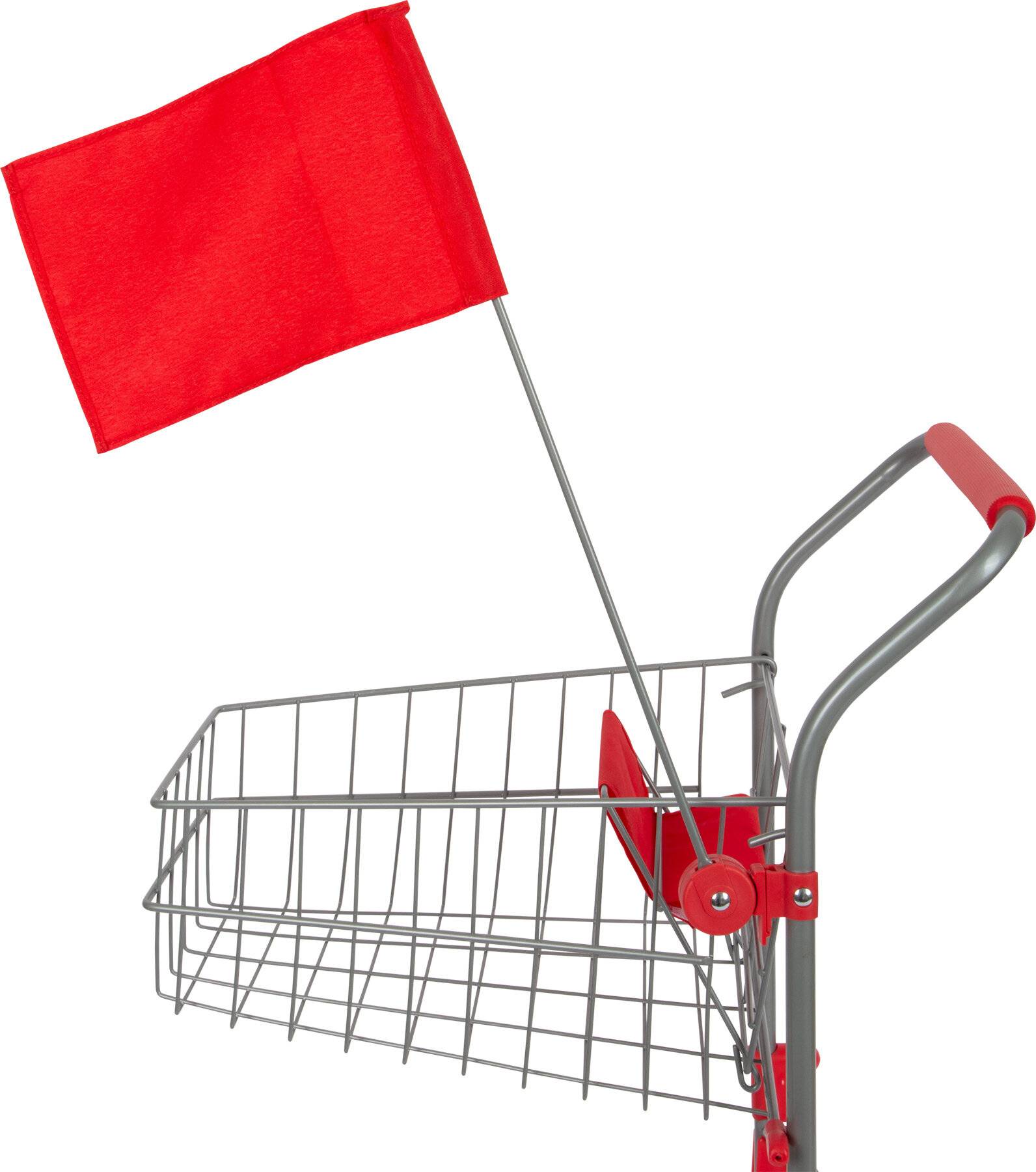 Einkaufswagen silber