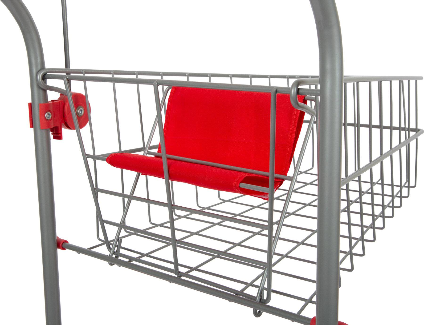 Einkaufswagen silber