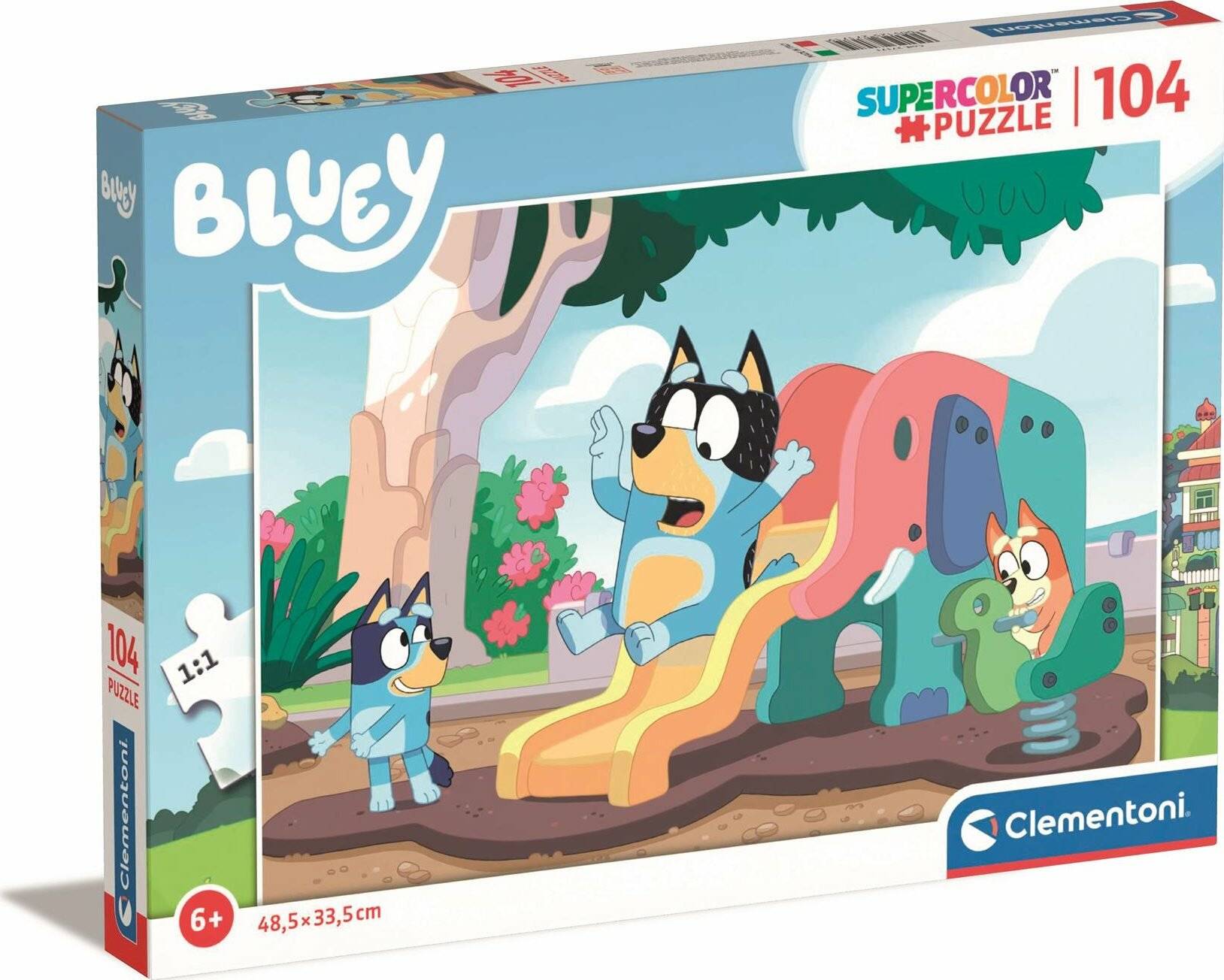 CLEMENTONI Puzzle Bluey 104 Teile