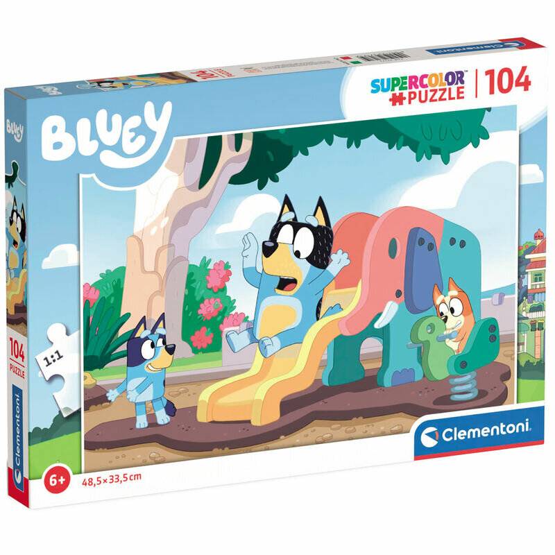 CLEMENTONI Puzzle Bluey 104 Teile