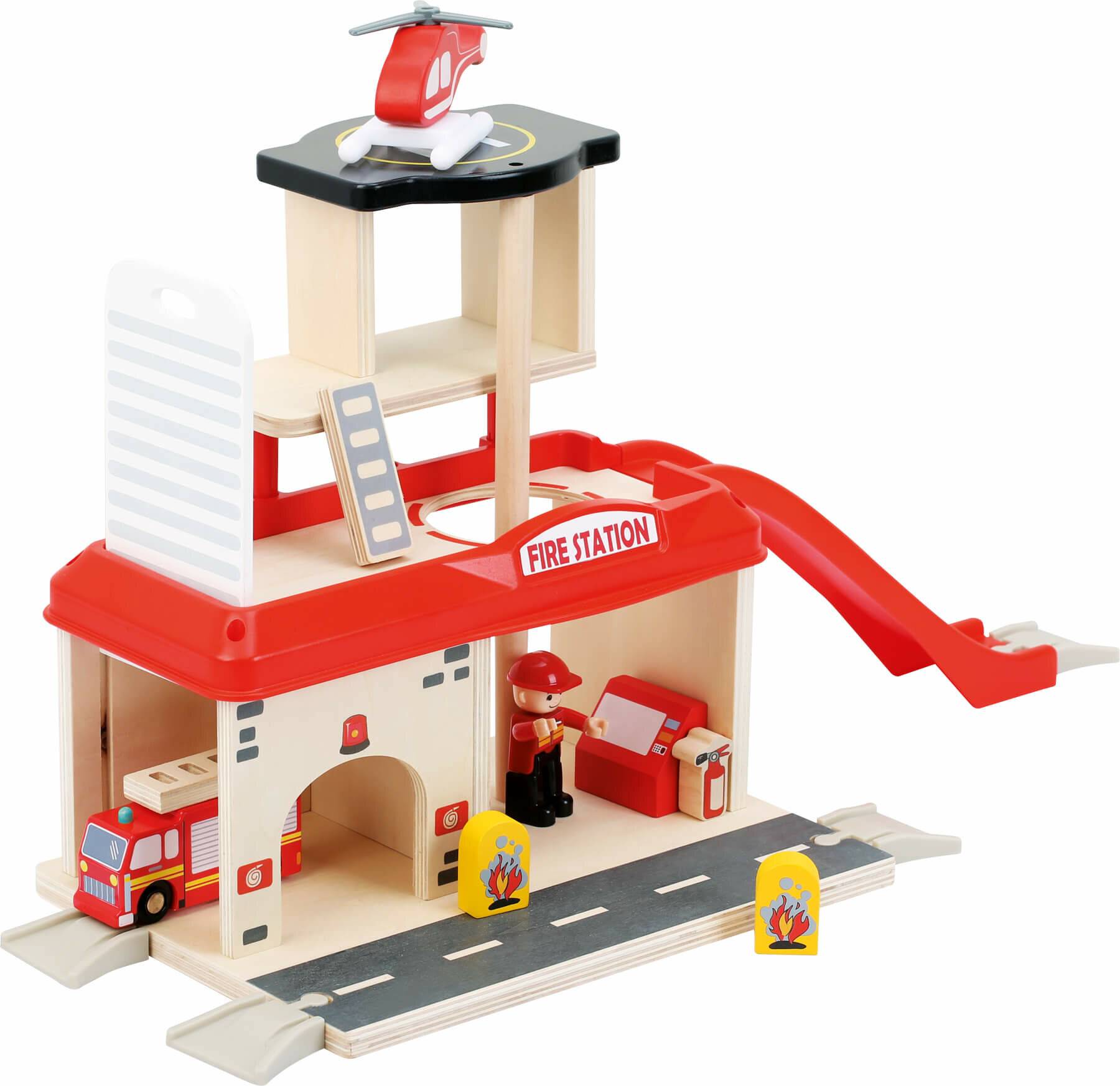 Feuerwehrwache mit Zubehör
