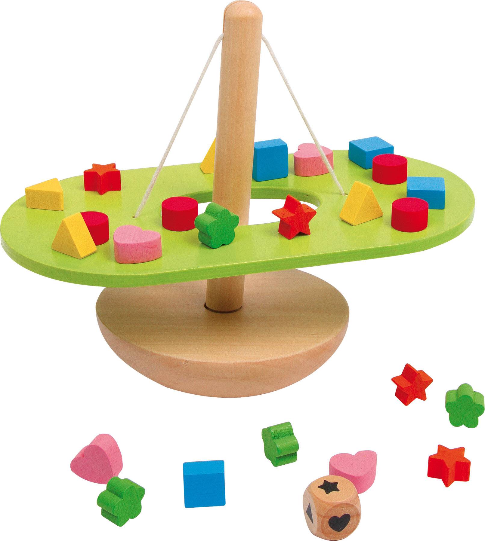 Small Foot 3360 Balancierwippe, Geduldsspiel, Geschicklichkeitsspiel aus Holz