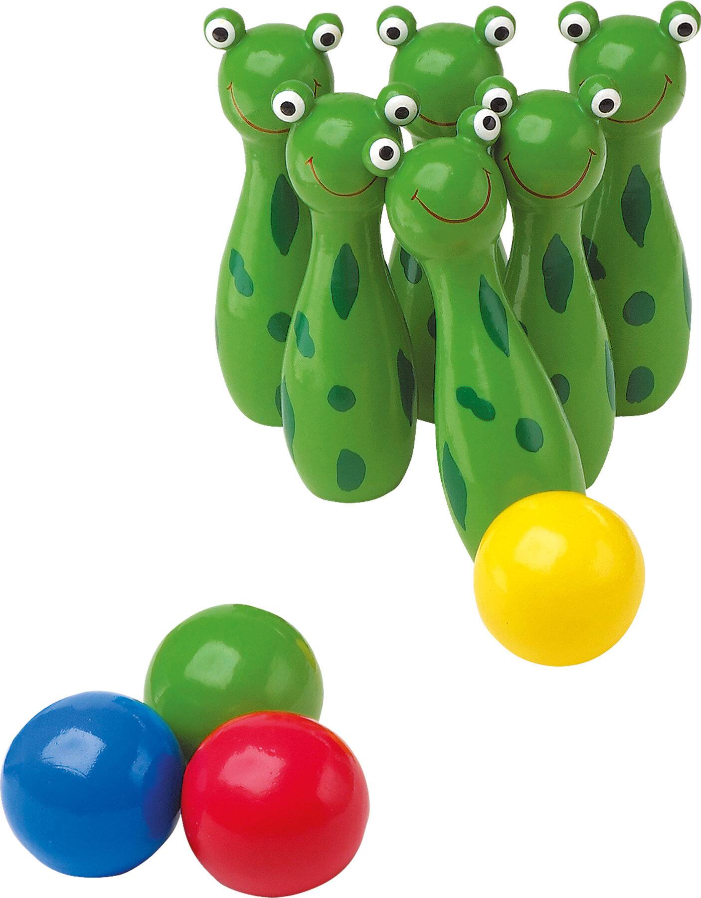Small Foot Wooden Skittles Frog