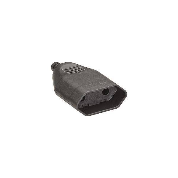 Bachmann Euro Flachkupplung BLI3 900.012 schwarz Schraubanschluss Install.Baumaterial