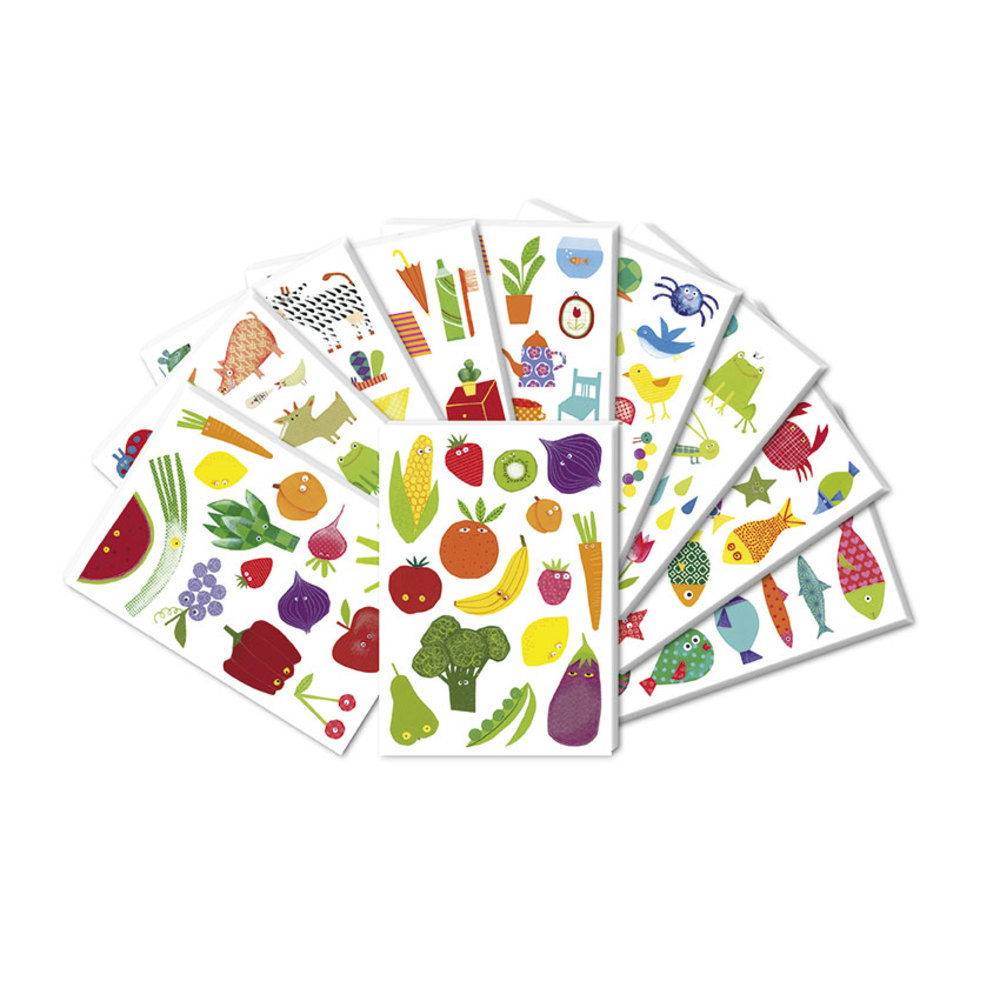 Maildor Baby, 20 Stickerbogen 14,8x21cm, Thematisch Mehrfarbig AE056O