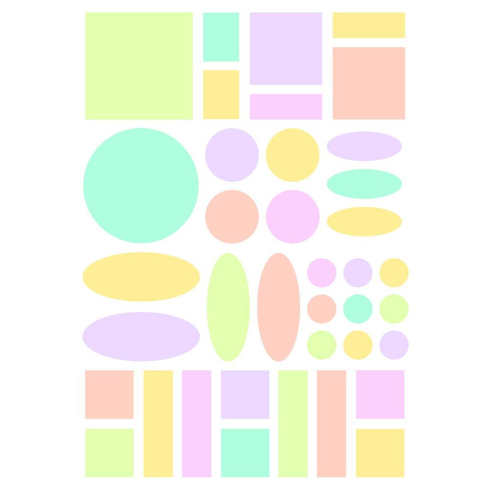 Maildor Baby, 20 Bogen 14,8x21cm kräftig u. pastelfarben - Mehrfarbig AE058O