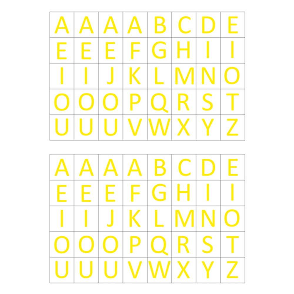 Maildor Educatives, 20 Stickerbogen 16x21cm, Alphabet - Mehrfarbig AE123O