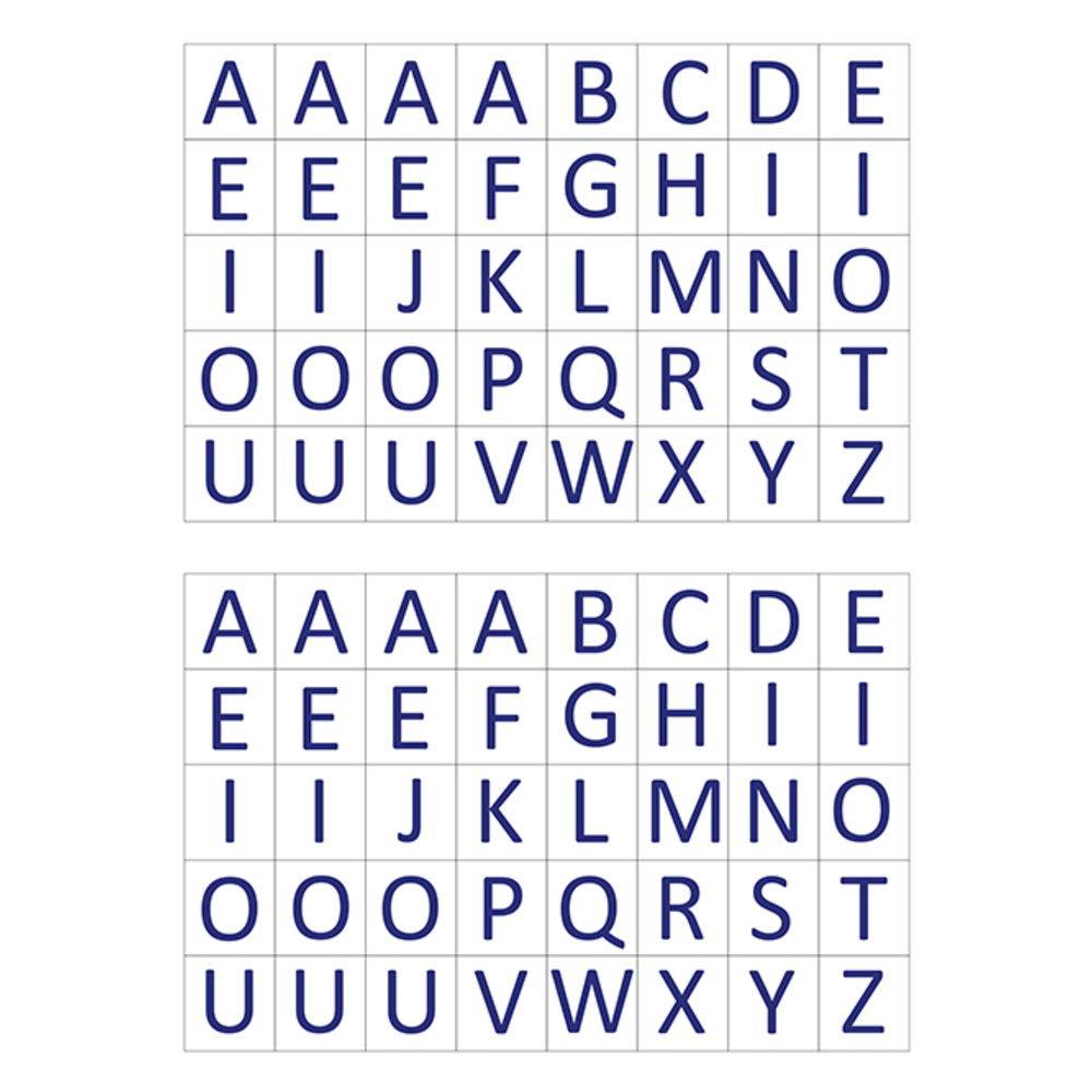 Maildor Educatives, 20 Stickerbogen 16x21cm, Alphabet - Mehrfarbig AE123O