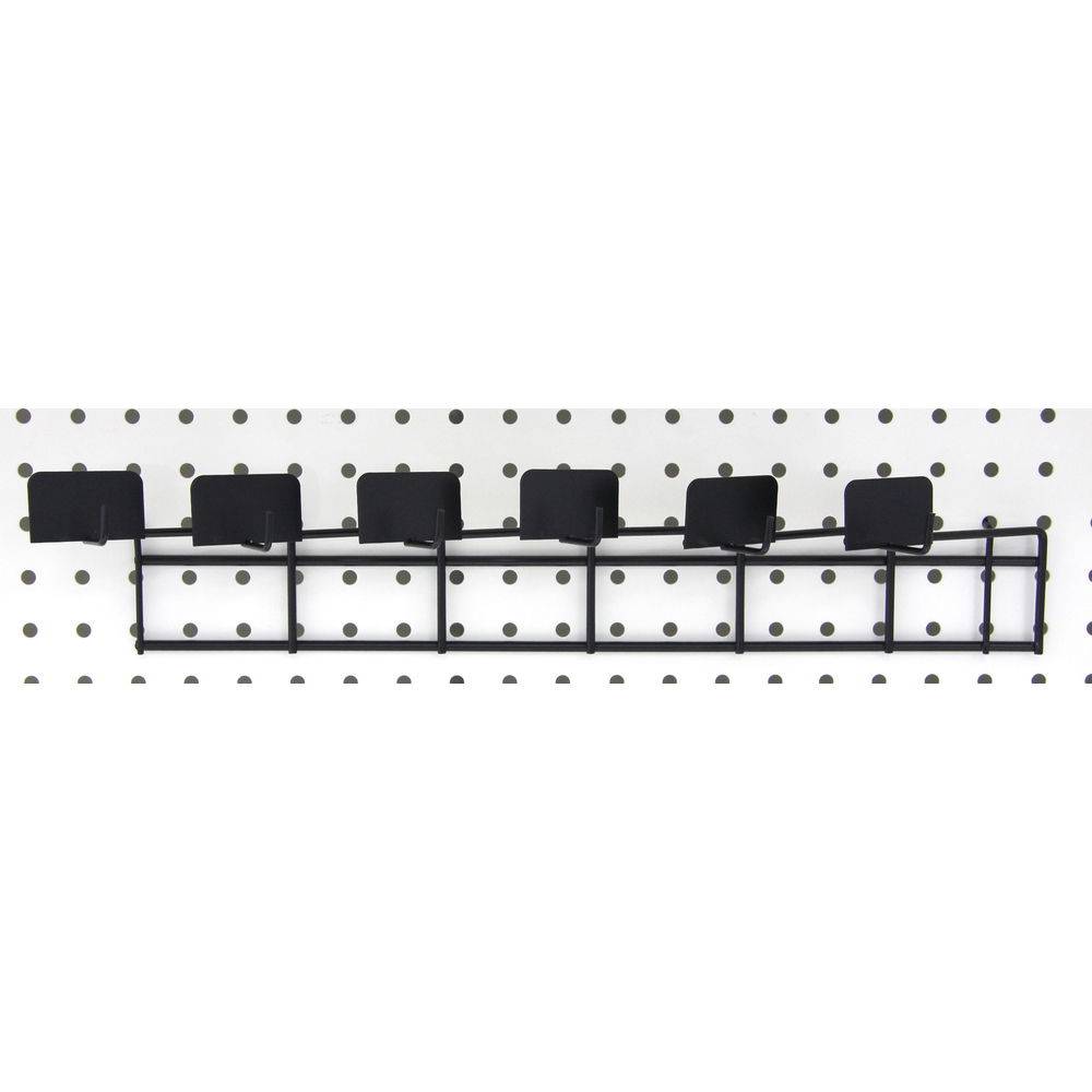 Maildor Hakenleiste für Display mit 6 Positionen Schwarz DI001O