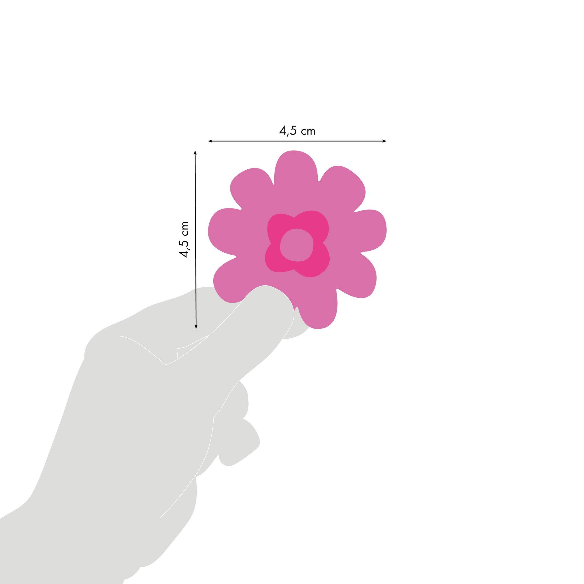 Maildor 10x Decoraty, 6 Stickerbogen 14,8x21cm, Blumen - Mehrfarbig AE143C