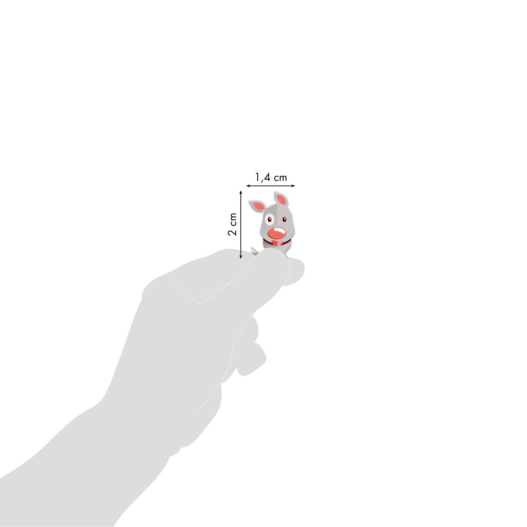 Maildor Cooky, 8 Stickerbogen 7,5x12cm, Nr. 2, Tiere Mehrfarbig 560426C