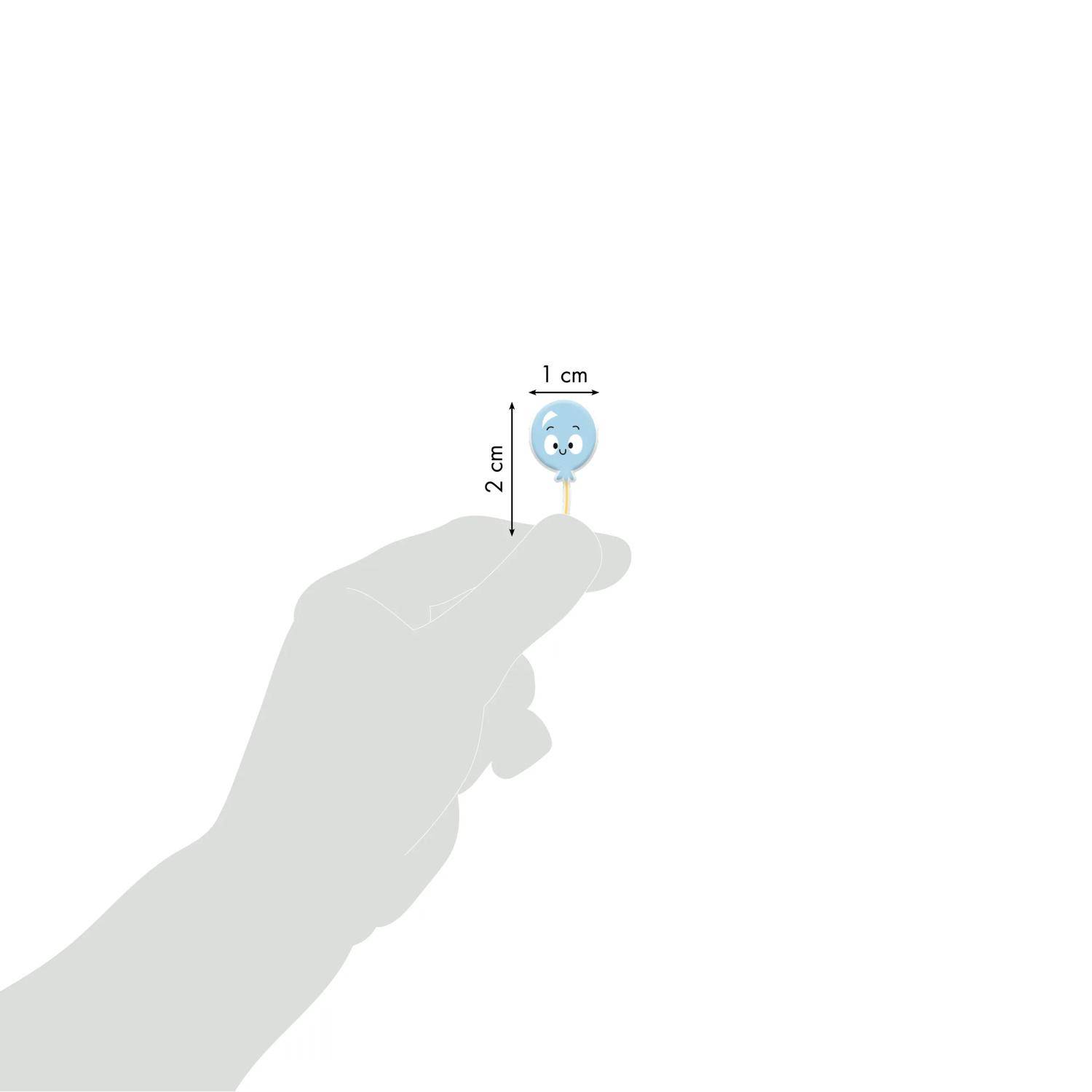 Maildor 10x Cooky, 1 Stickerbogen 7,5x12cm, Luftballons - Mehrfarbig CY116C