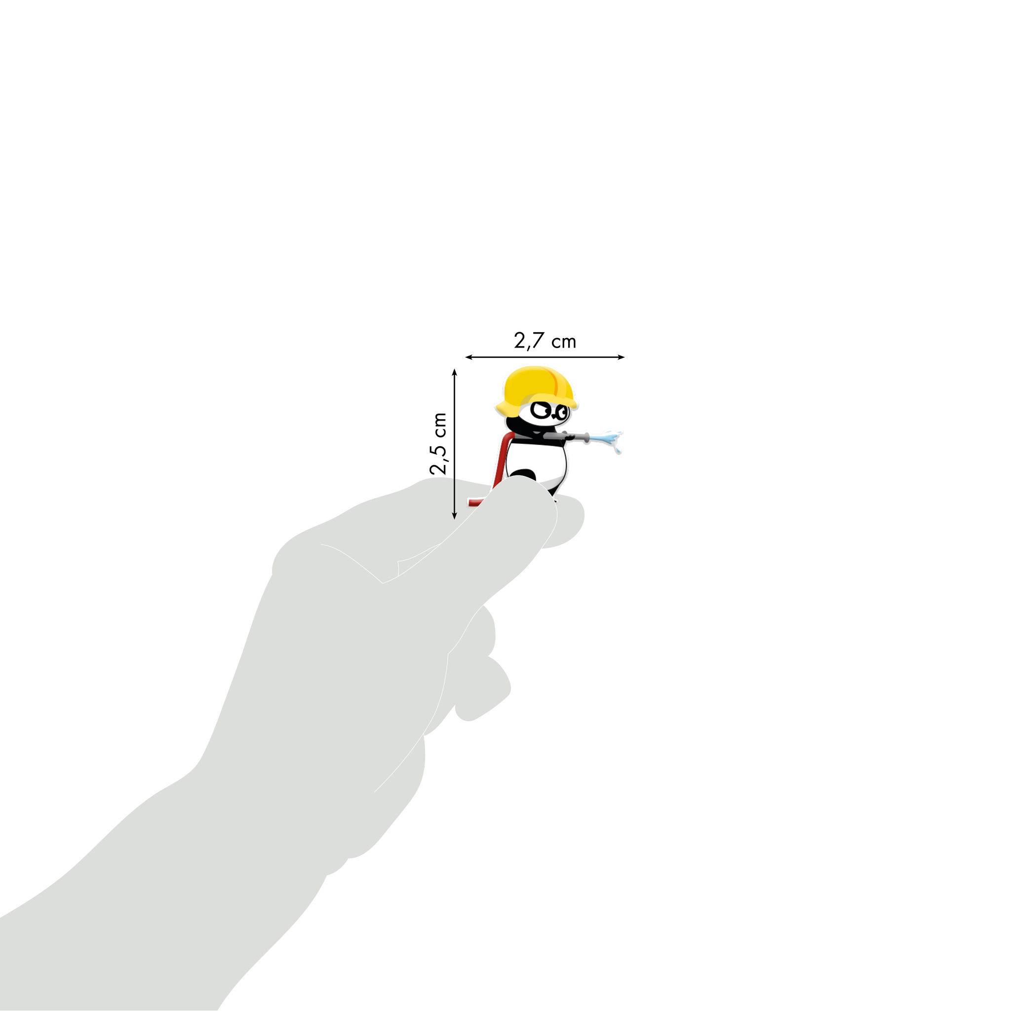 Maildor 10x Cooky, 1 Stickerbogen 7,5x12cm, Feuerwehr - Mehrfarbig CY115C