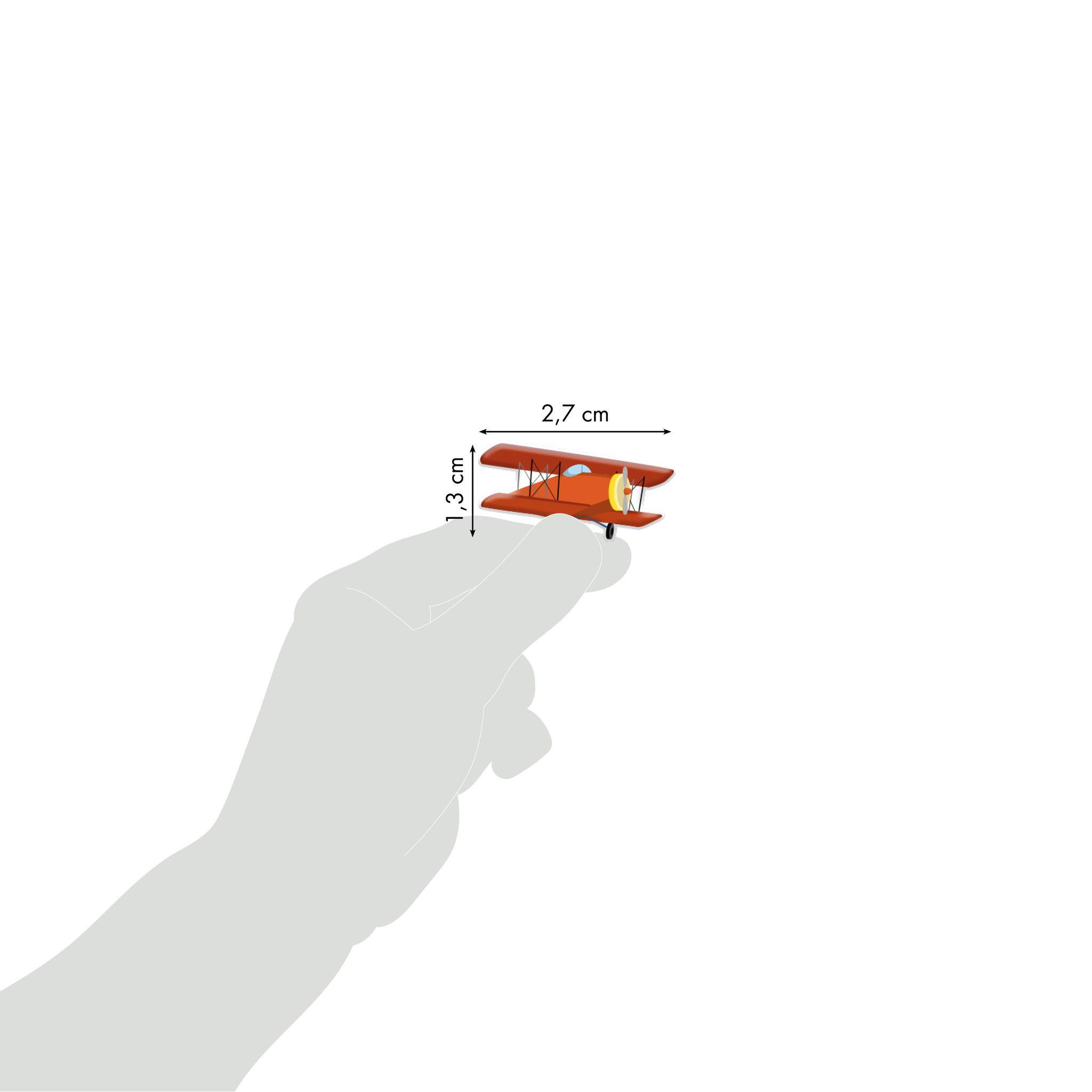 Maildor 10x Cooky, 1 Stickerbogen 7,5x12cm, Flugzeug - Mehrfarbig CY113C