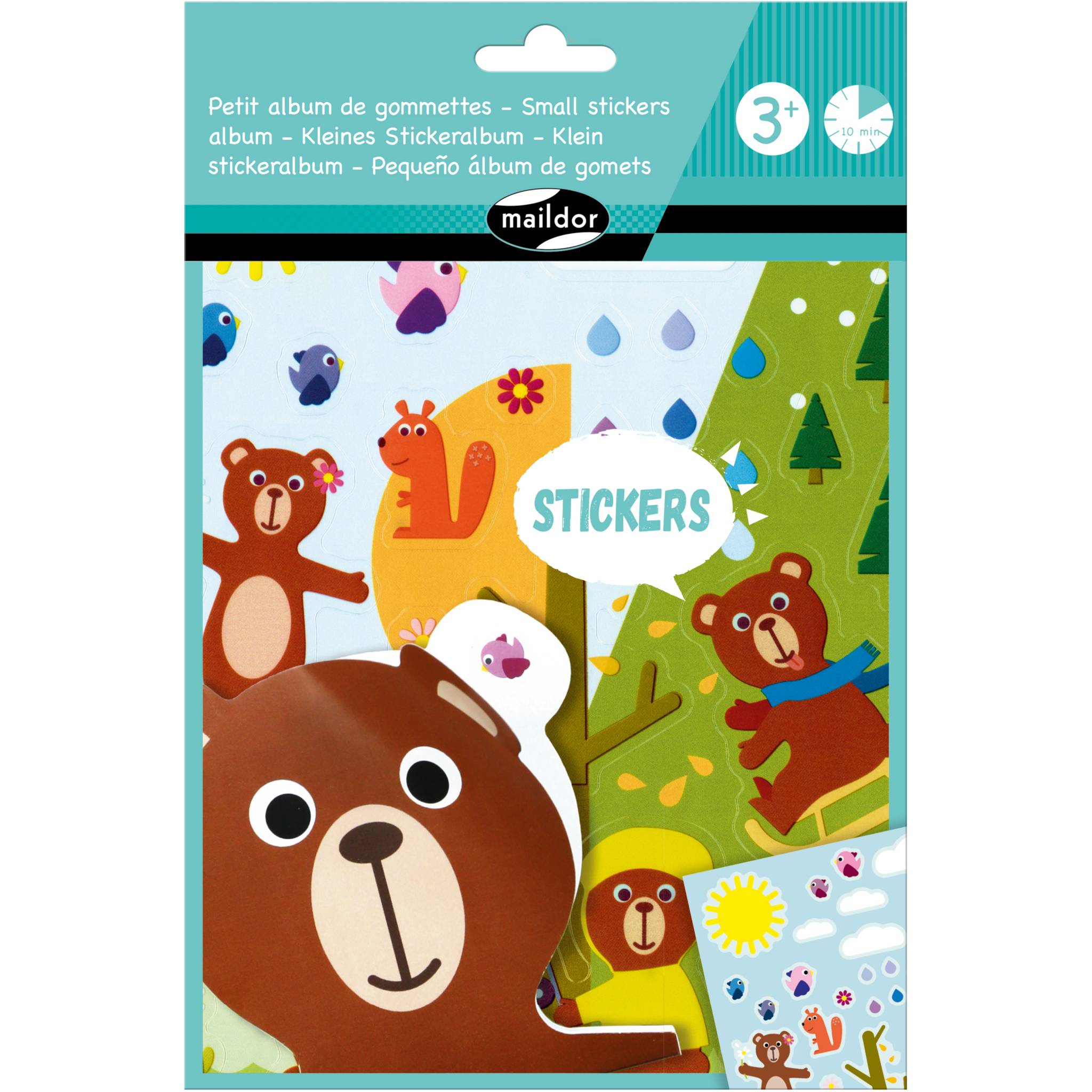 Maildor 10x Kreativset, Stickeralbum - Mehrfarbig AF021C