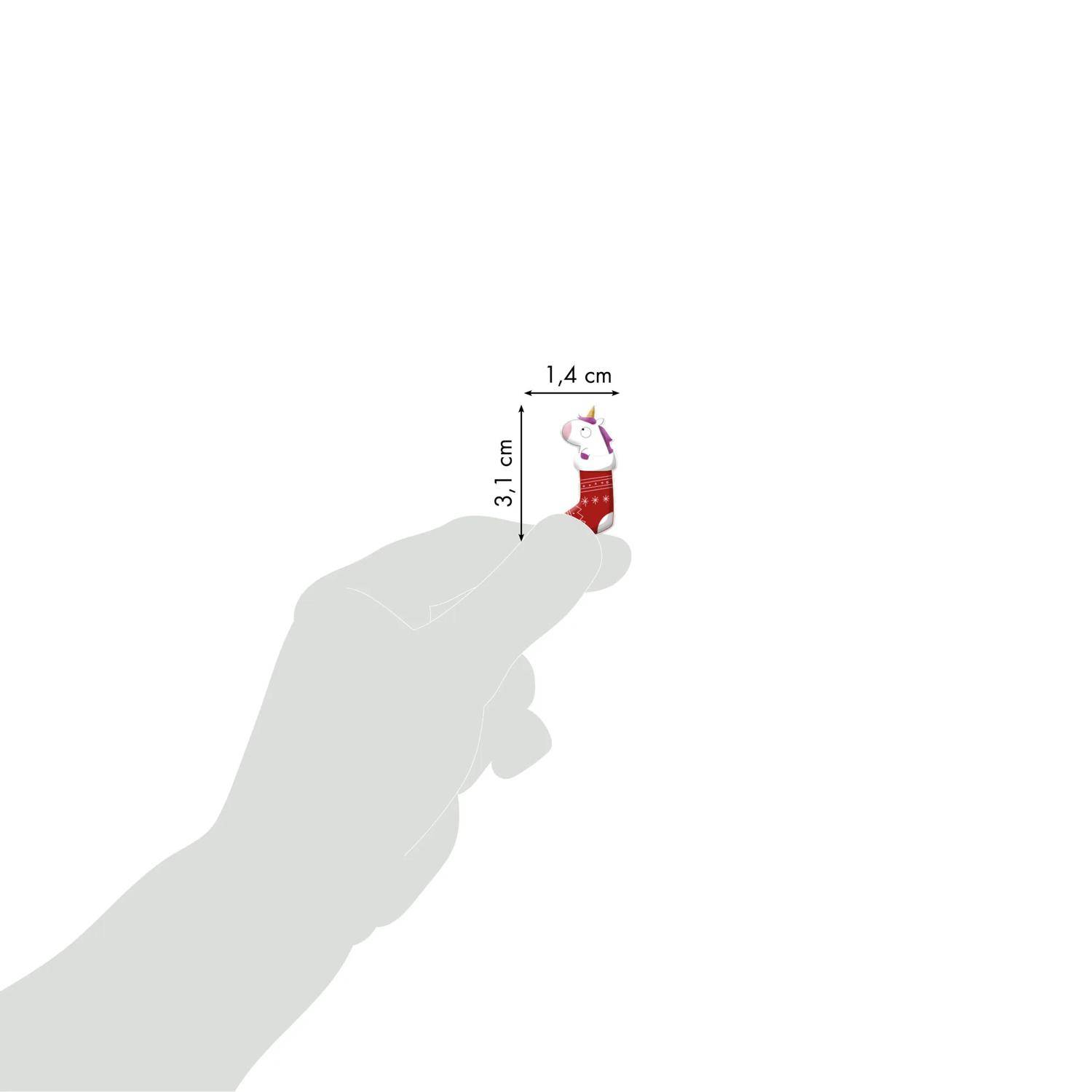 Maildor 10x Cooky, 1 Stickerbogen 7,5x12cm, Einhörner Mehrfarbig CY133C