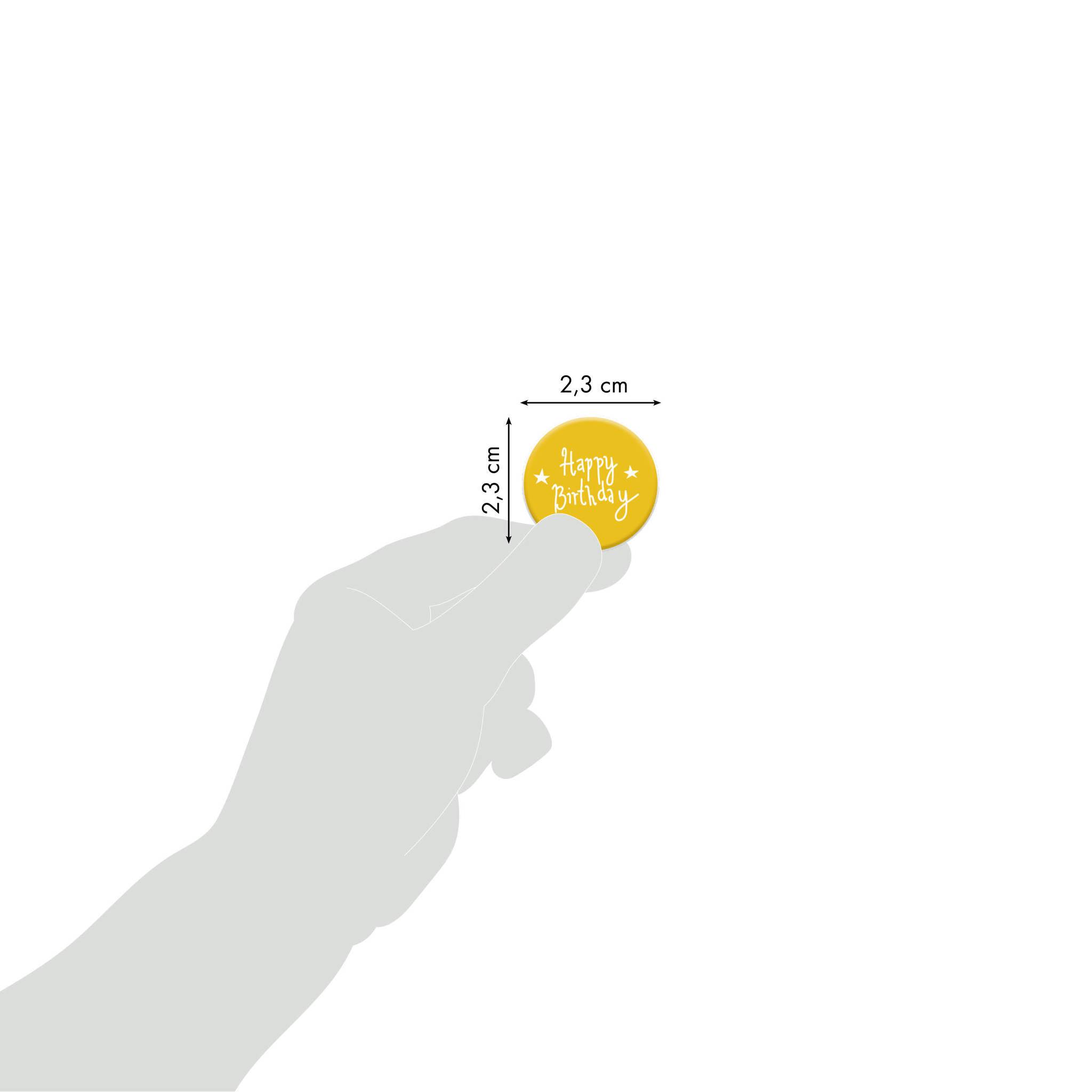 Maildor 10x Cooky, 1 Stickerbogen 7,5x12cm, Happy Birthday - Mehrfarbig CY132C