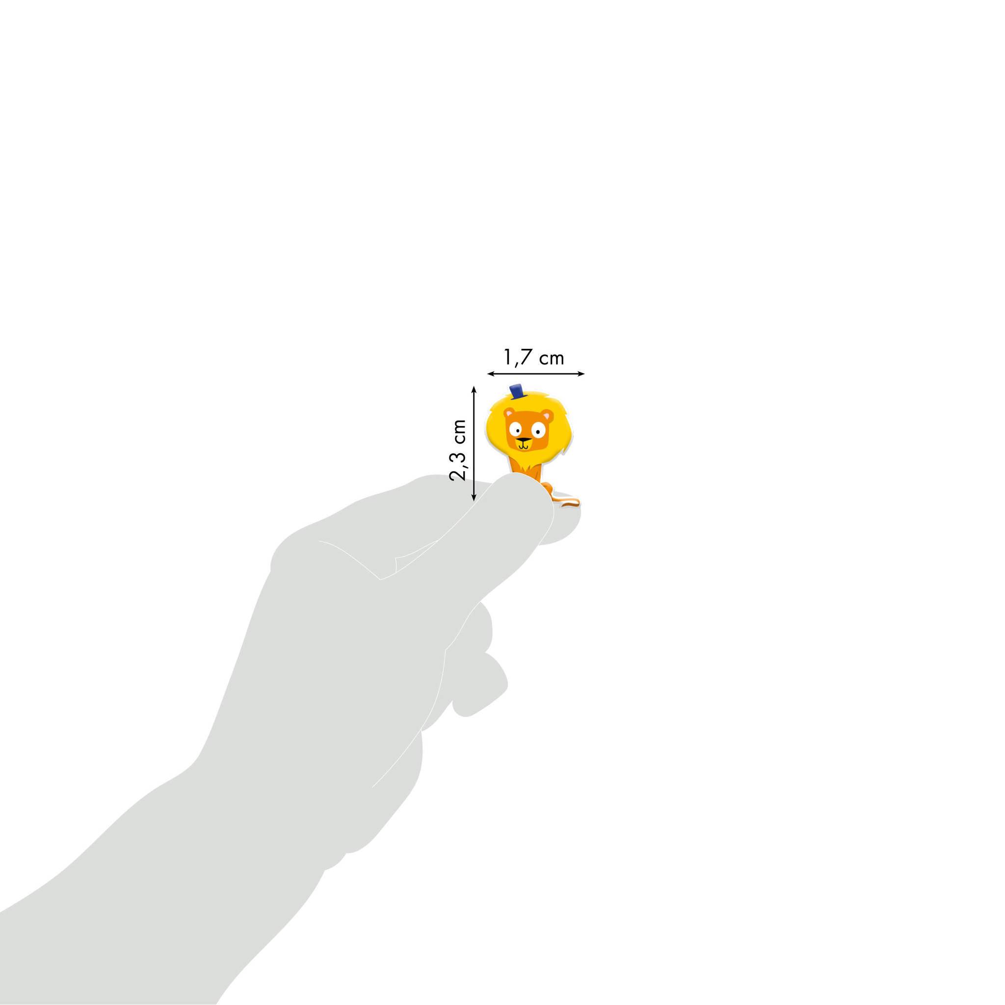 Maildor 10x Cooky, 1 Stickerbogen 7,5x12cm, Zirkus - Mehrfarbig CY139C