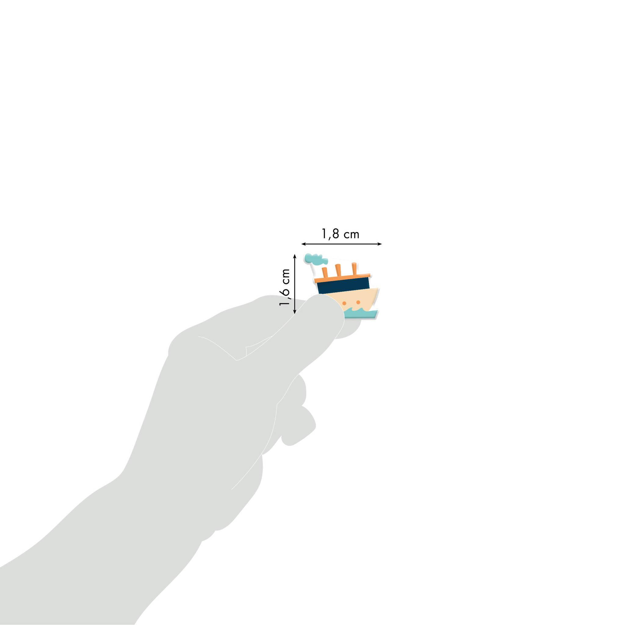 Maildor 10x Cooky, 1 Stickerbogen 7,5x12cm, Reisen/Weltreise - Mehrfarbig CY138C