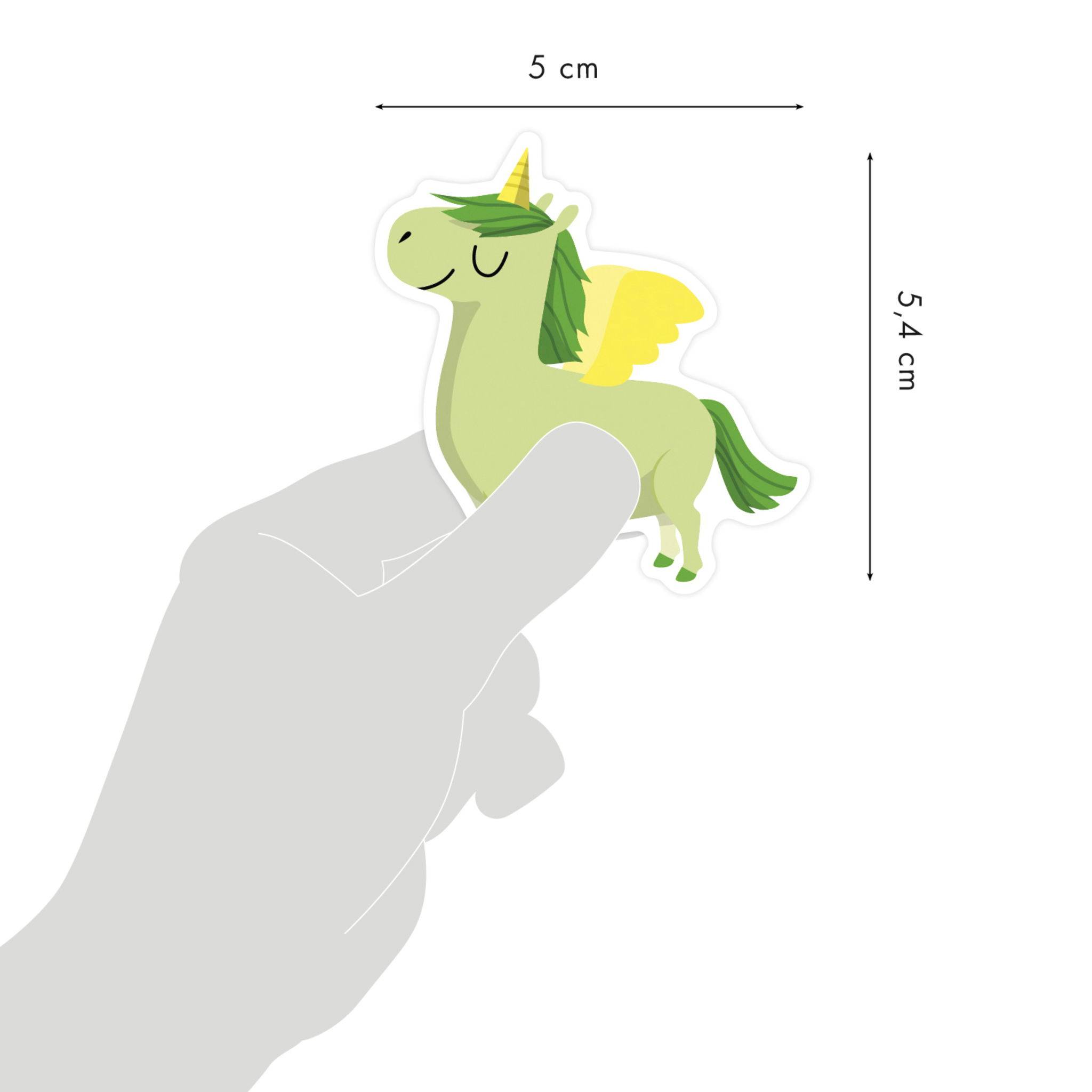 Maildor 10x Dreamy, 6 Stickerbogen 14,8x21cm, Einhörner - Mehrfarbig AE231C