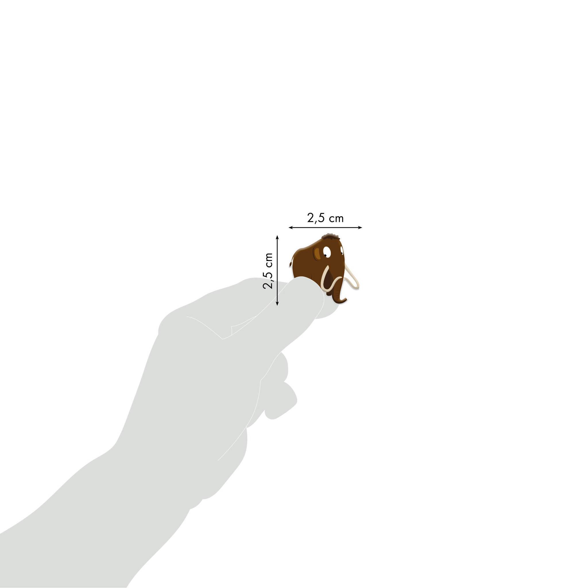 Maildor 10x Cooky, 1 Stickerbogen 7,5x12cm, Urzeit - Mehrfarbig CY135C