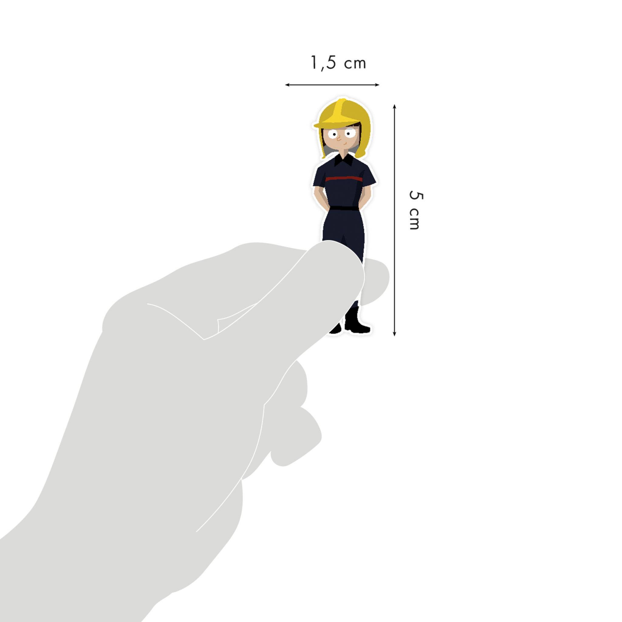Maildor 10x Mimi Stick', 4 Stickerbogen 10,5x16cm, Berufe - Mehrfarbig AE219C