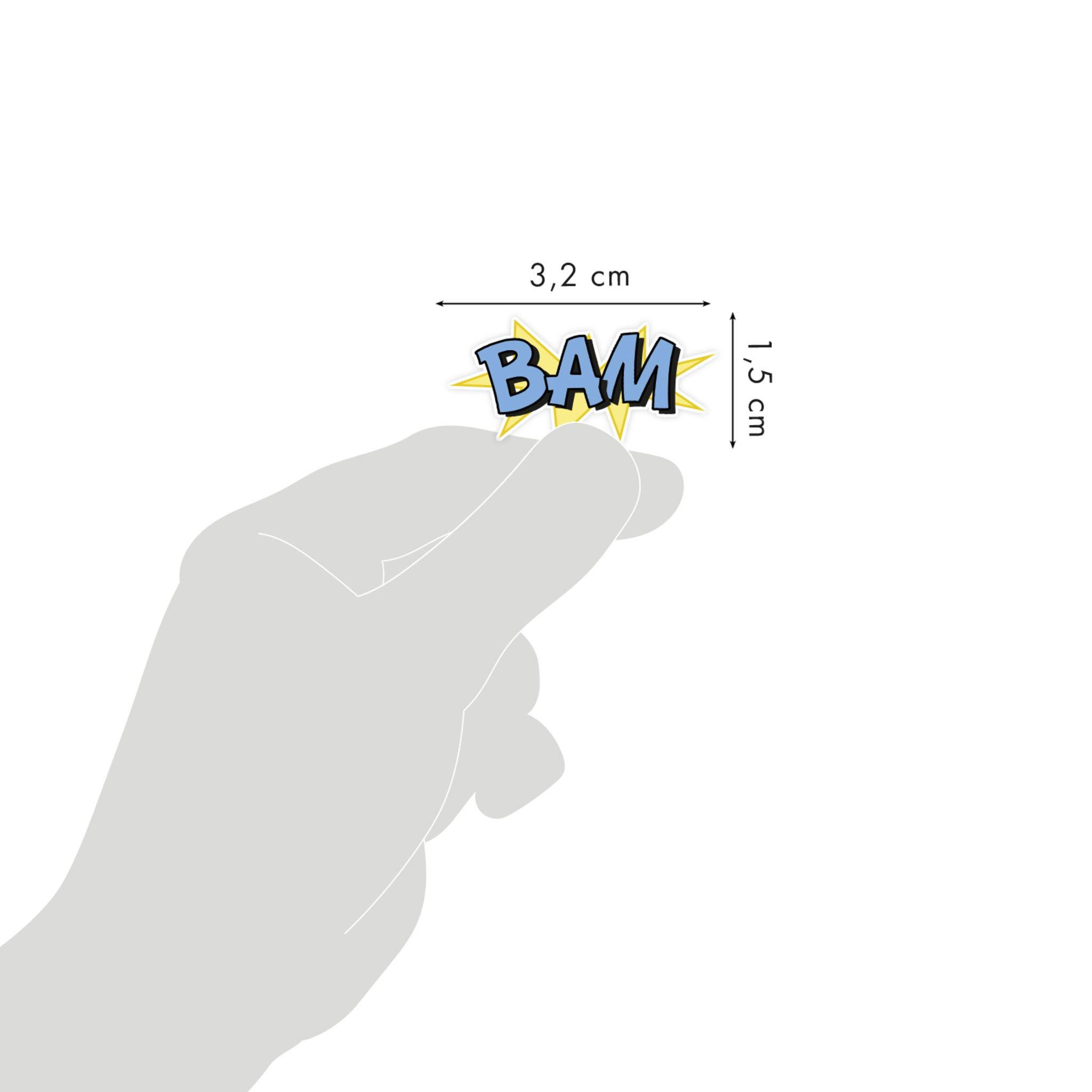 Maildor 10x Cooky, 1 Stickerbogen 7,5x12cm, Lautmalerei - Mehrfarbig CY146C