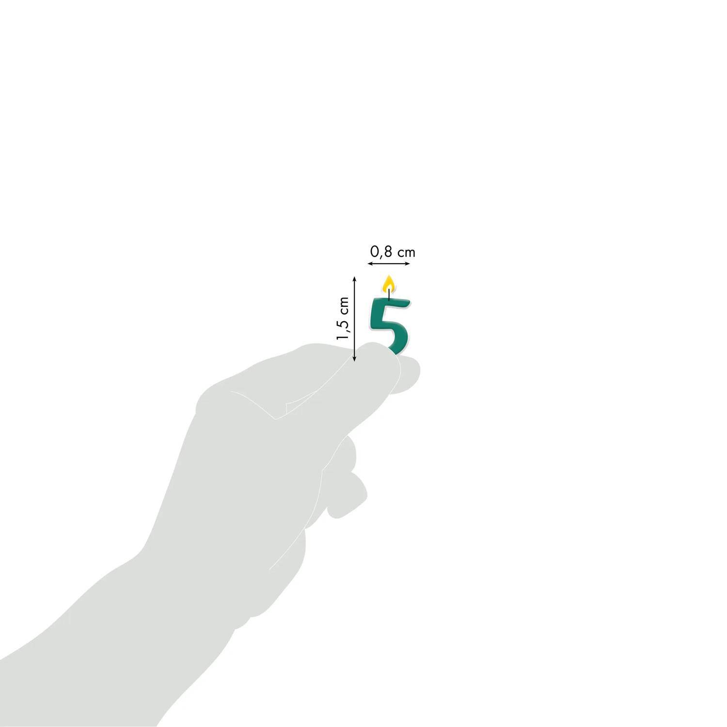 Maildor 10x Cooky, 1 Stickerbogen 7,5x12cm, Kerzen - Mehrfarbig CY140C