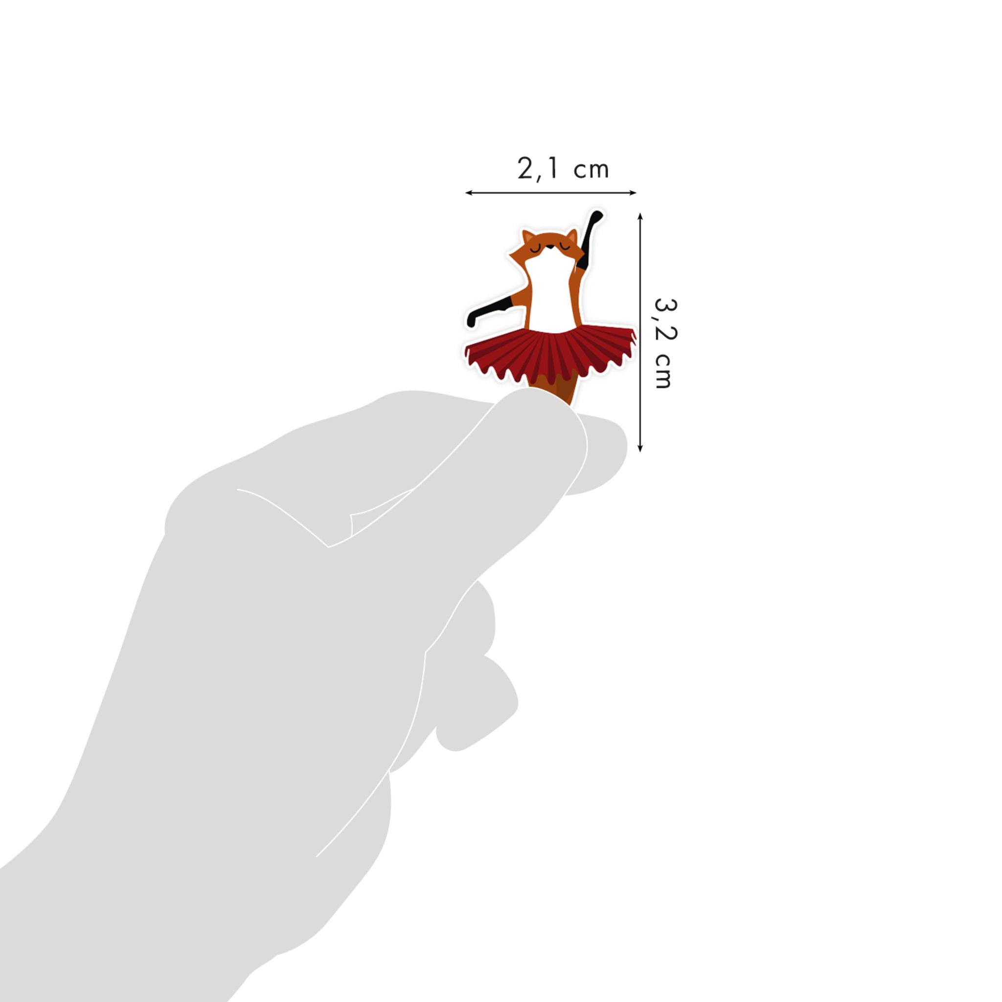 Maildor 10x Cooky, 1 Stickerbogen 7,5x12cm, Tänzerinnen - Mehrfarbig CY149C