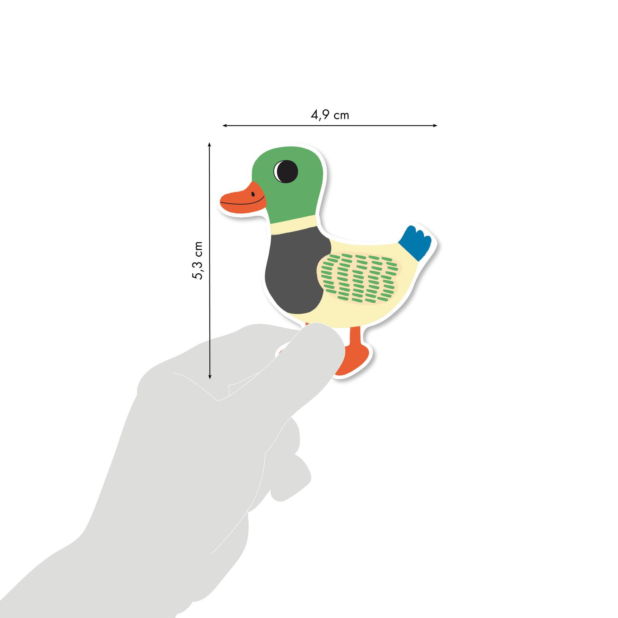 Maildor 10x Baby, 6 Stickerbogen 14,8x21cm, Der Bauernhof - Mehrfarbig AE165C