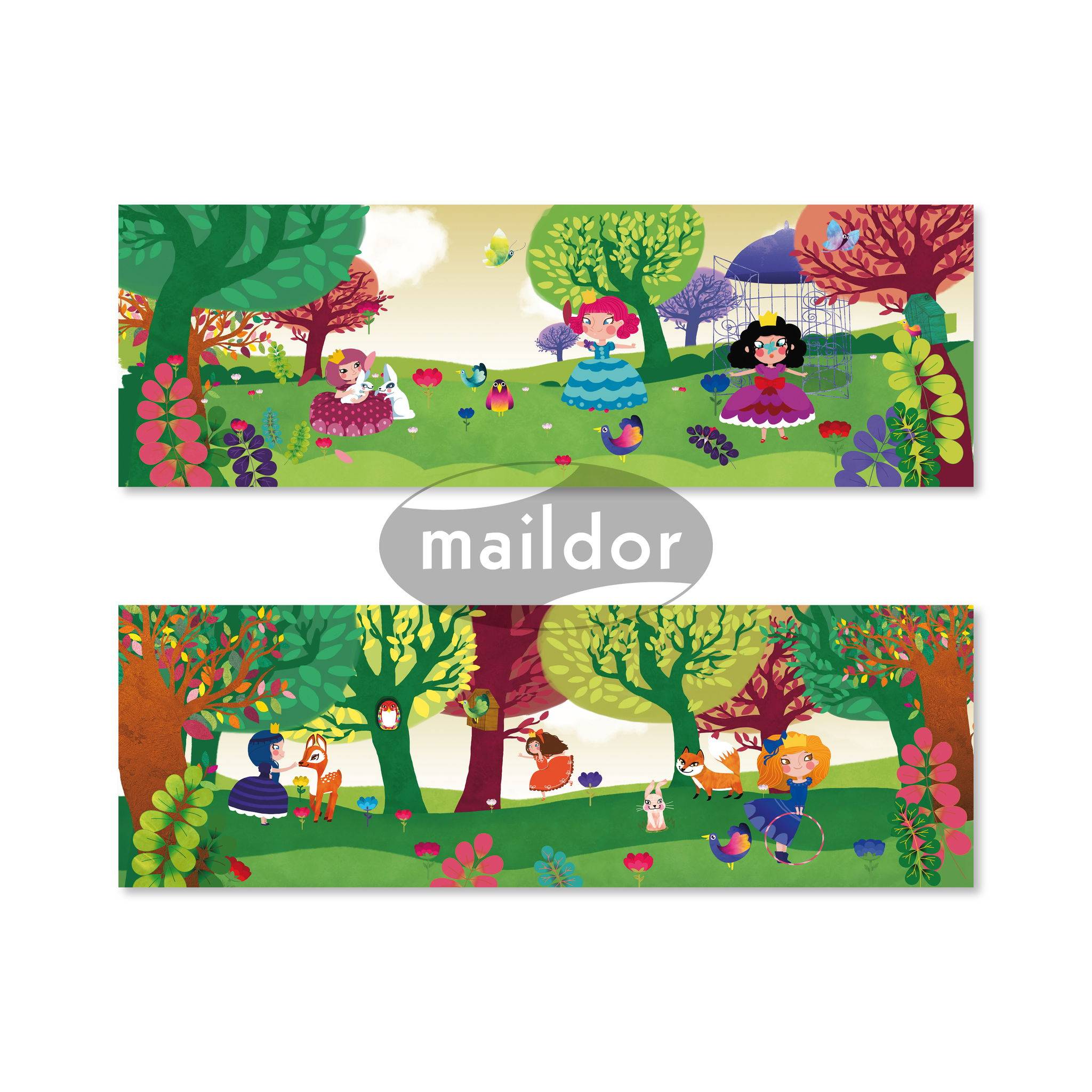 Maildor 6x Stick Story, Prinzessinnen - Mehrfarbig 566404O