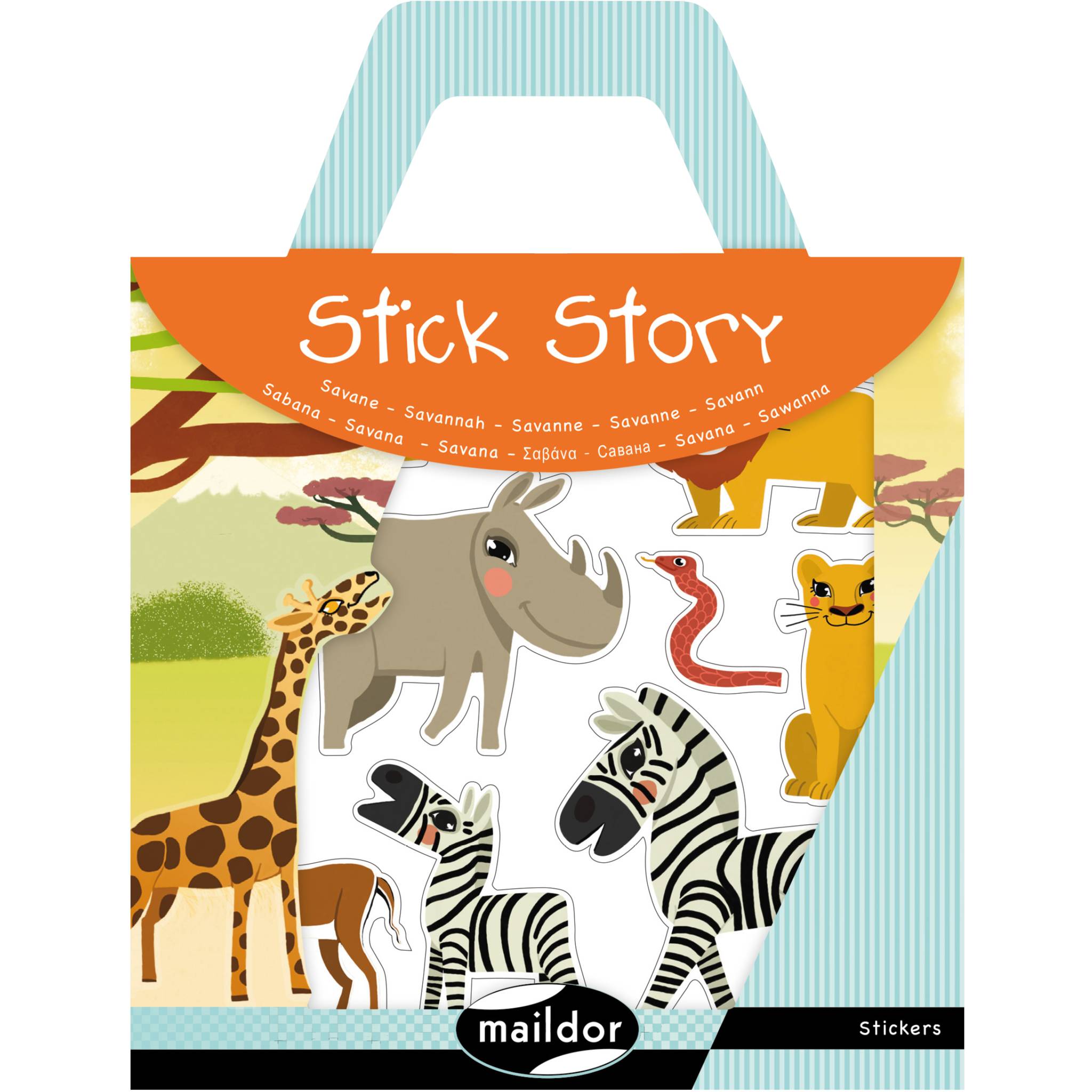 Maildor 6x Stick Story, Savanne - Mehrfarbig 566402O
