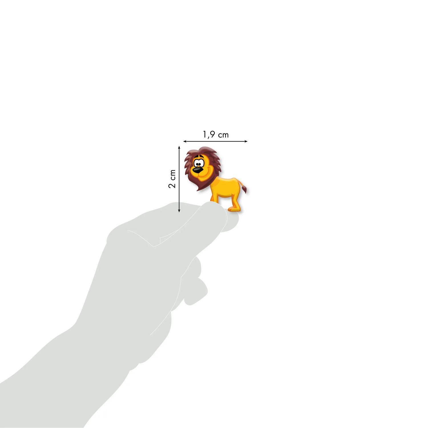 Maildor 10x Cooky, 1 Stickerbogen 7,5x12cm, Savanne - Mehrfarbig 560389C