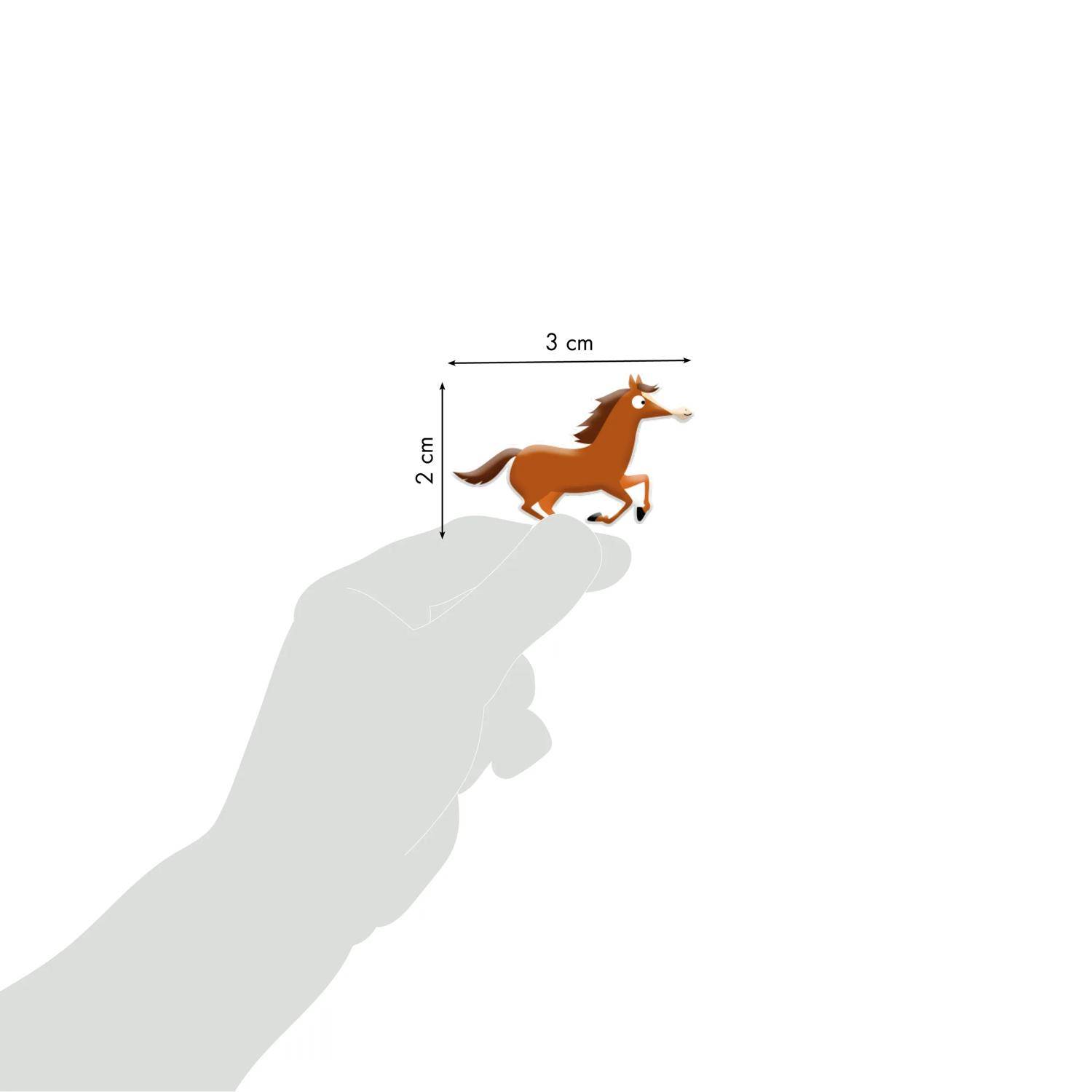 Maildor 10x Cooky, 1 Stickerbogen 7,5x12cm, Pferde - Mehrfarbig 560353C
