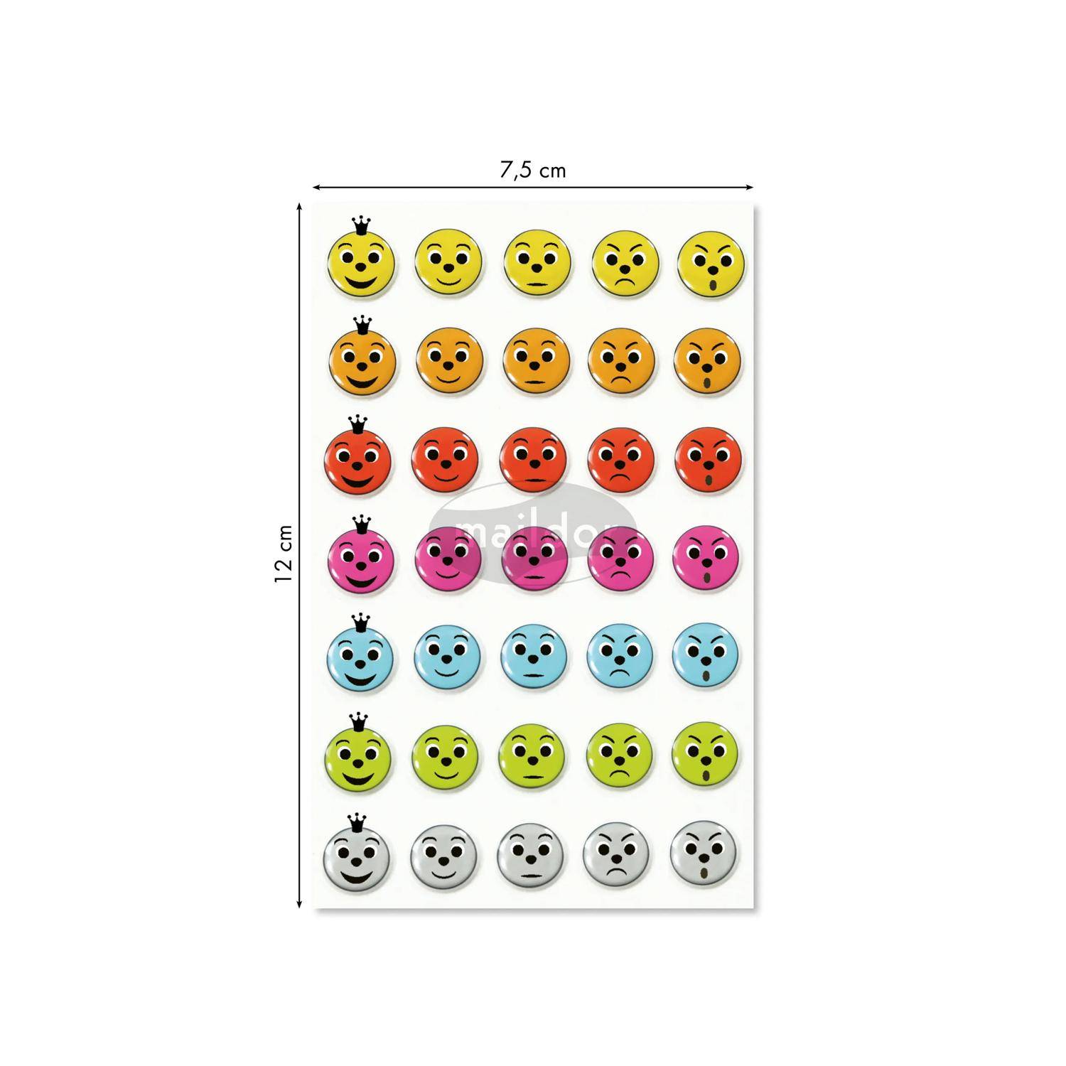 Maildor 10x Cooky, 1 Stickerbogen 7,5x12cm, Bewertungen - Mehrfarbig 560355C